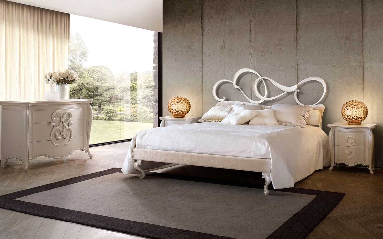 Pat Sandy – cu tablie metalica, 160x200 / 180x200 cm