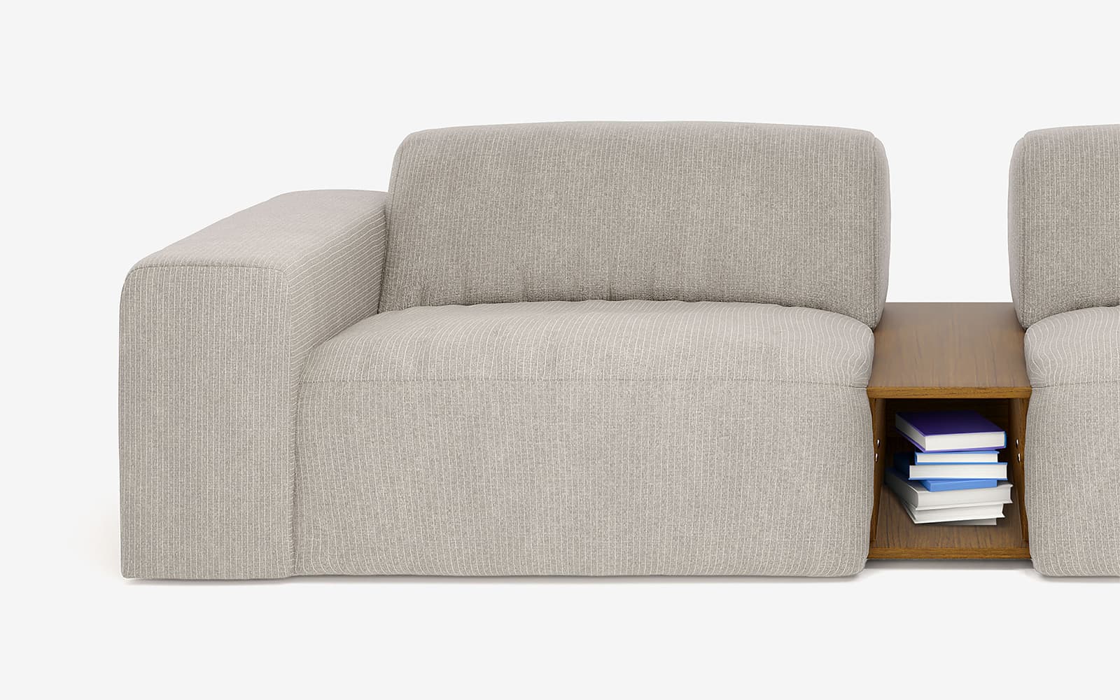 Canapea Tommy, 293×69×159 cm din lemn masiv