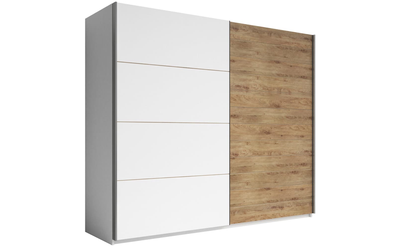 Dulap Lunaris, 221×210×61 cm din lemn masiv