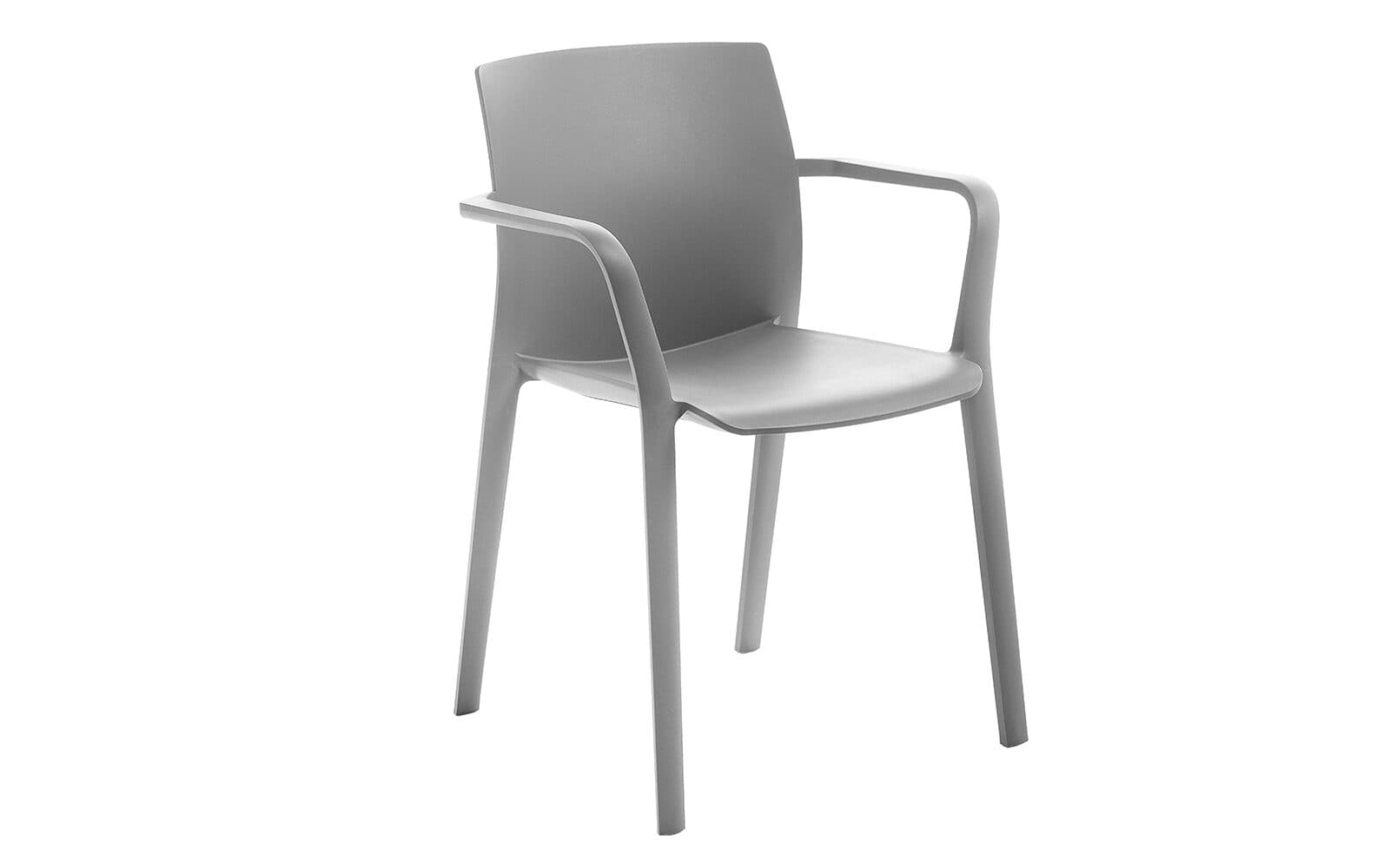 Klia – Scaun monobloc cu 4 picioare si brate