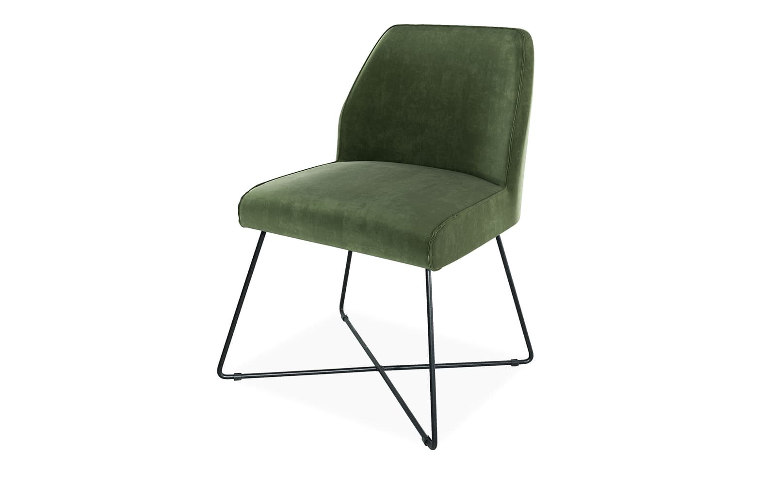 Scaun LOFT cu bază metalică, 56×83×63 cm din lemn masiv