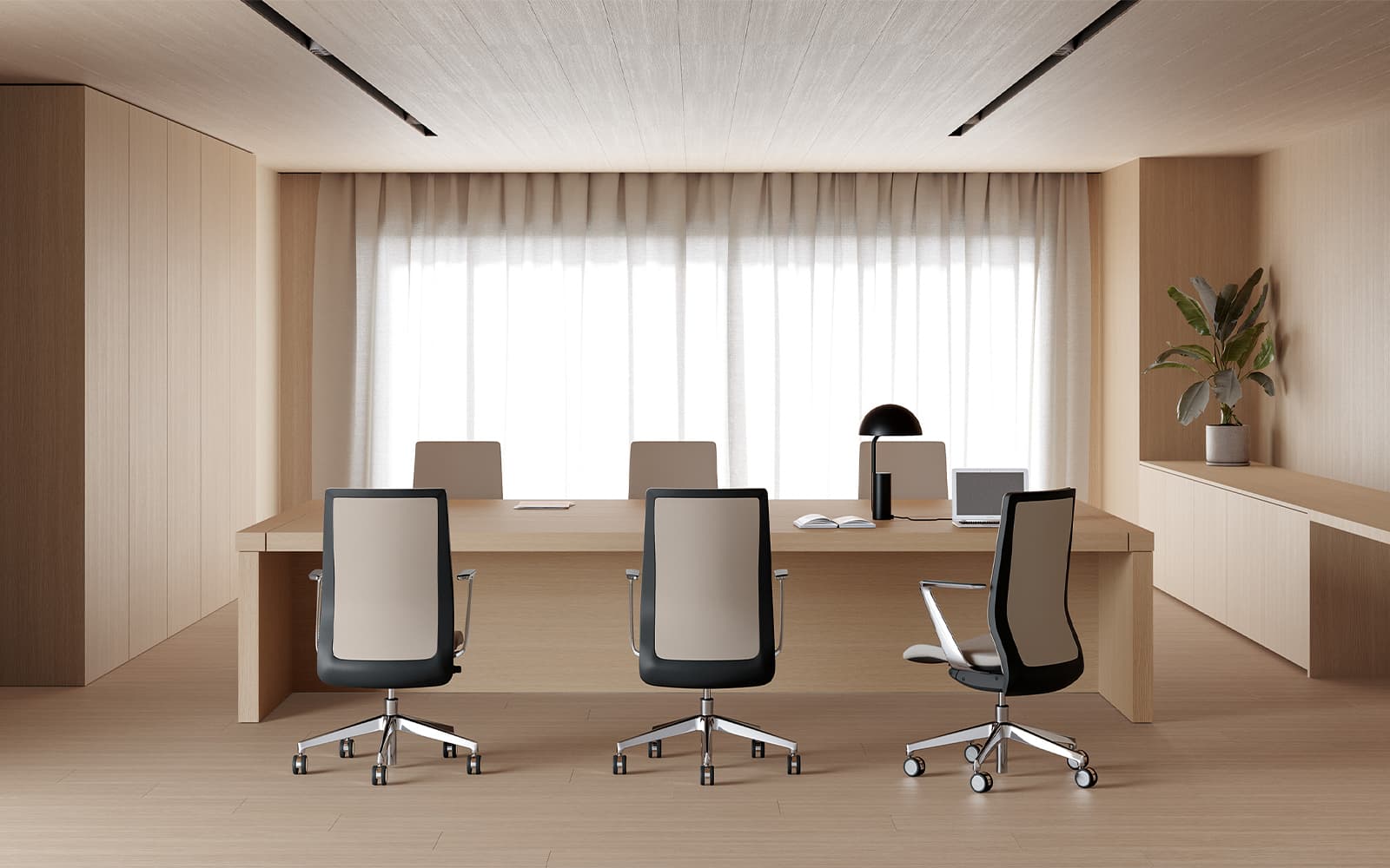 Karma – Scaun de birou ergonomic din lemn masiv