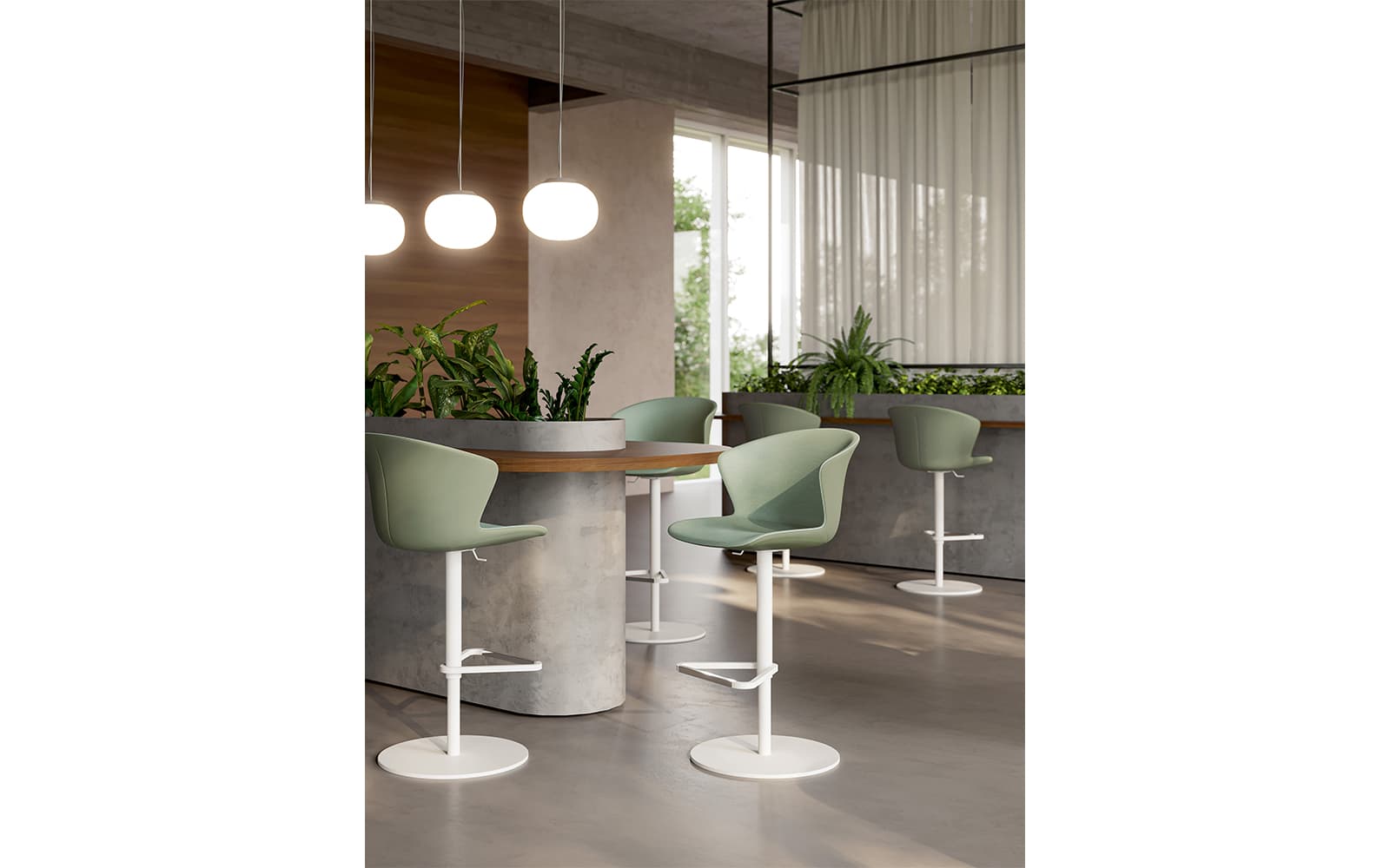 Kicca Plus Stool – Scaun bar birou