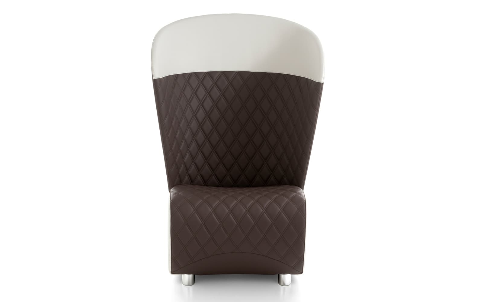 Koccola Top – Fotoliu cu spatar inalt si design geometric din lemn masiv