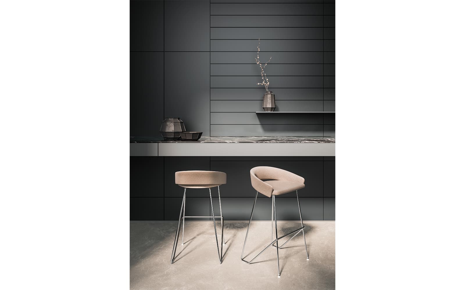 Kimmi Stool – Scaun bar birou