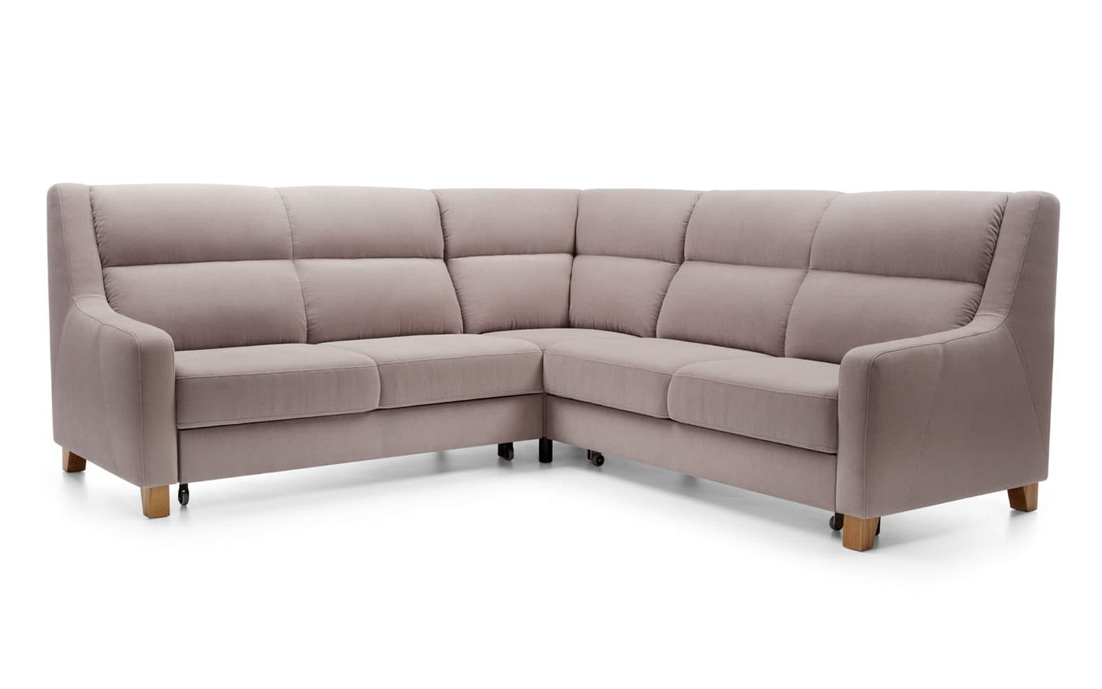 Colțar WAY extensibil, 240×101×240 cm din lemn masiv