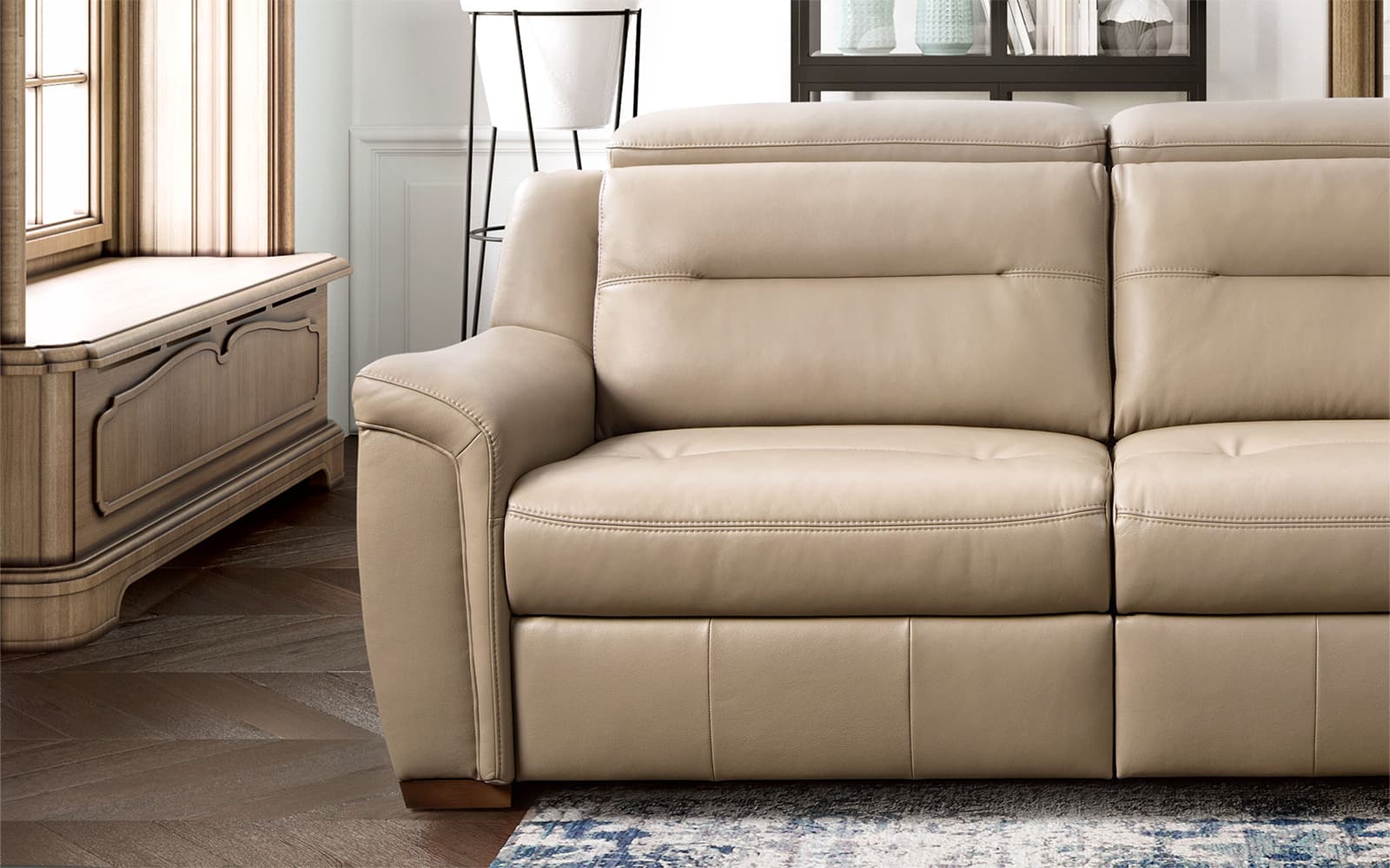 Canapea SALMO recliner, 212×93(107)×103 cm