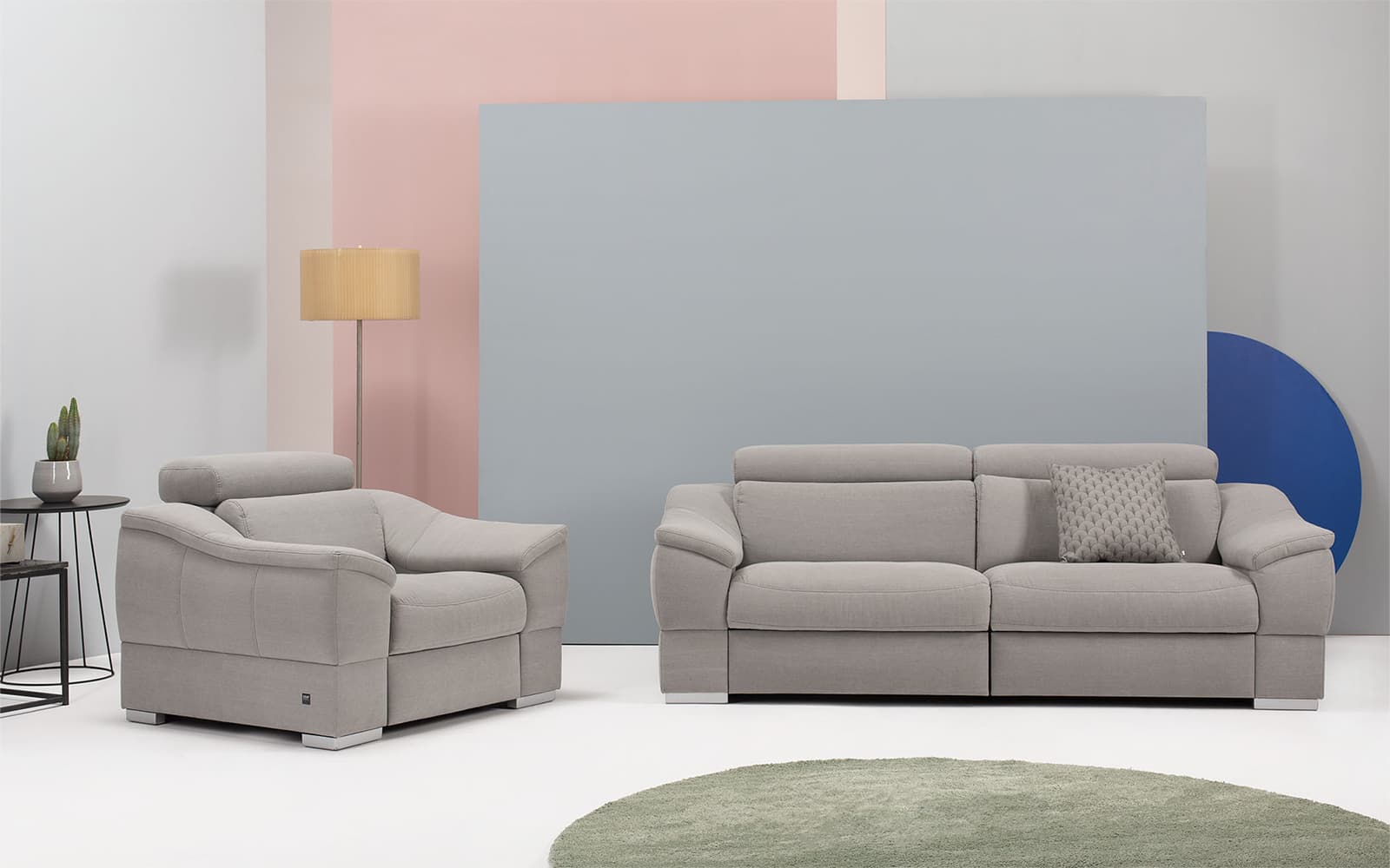 Fotoliu URBANO, 110×79–97×104 cm din lemn masiv