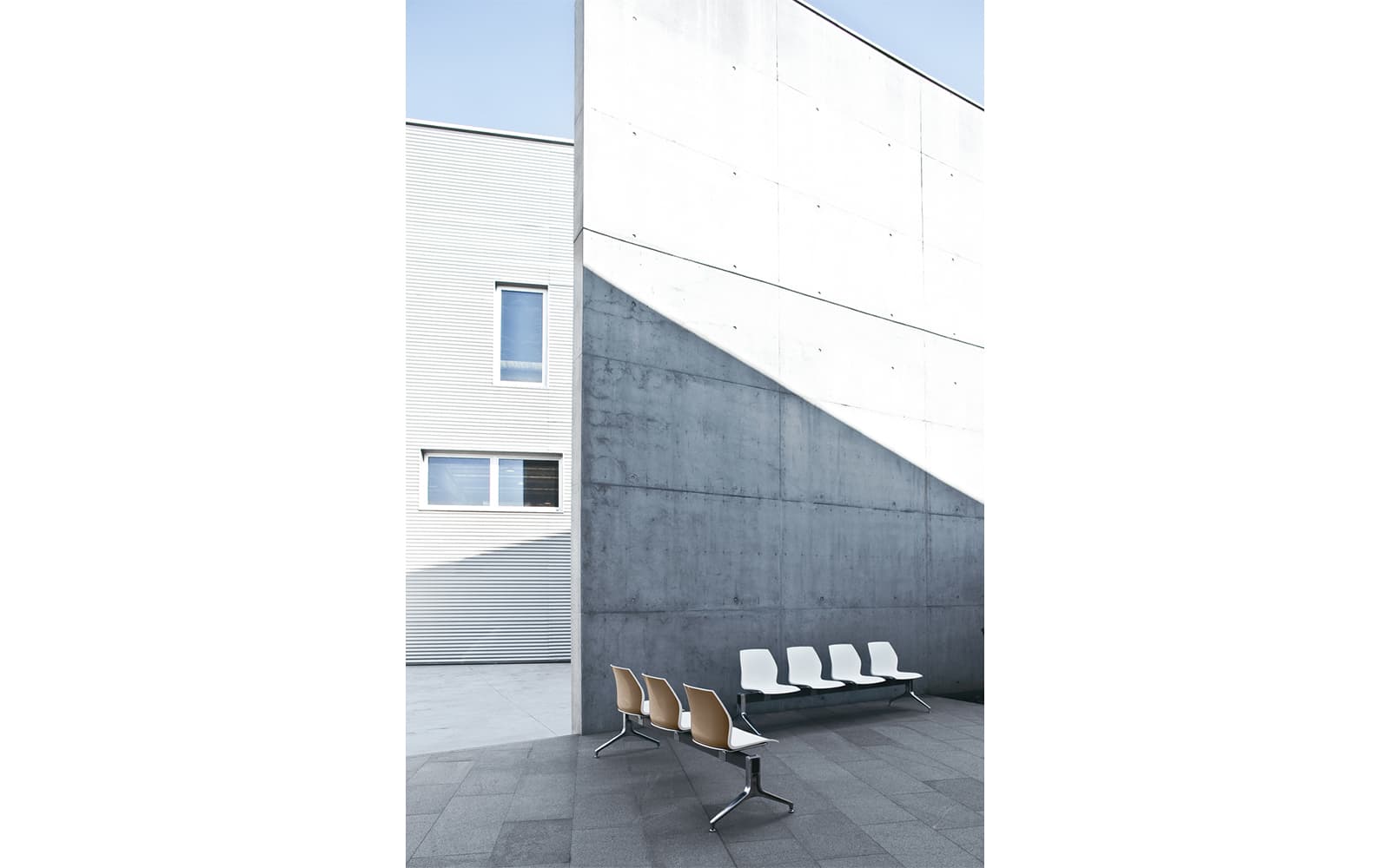 Kalea Bench - banca de asteptare 3 scaune din lemn masiv