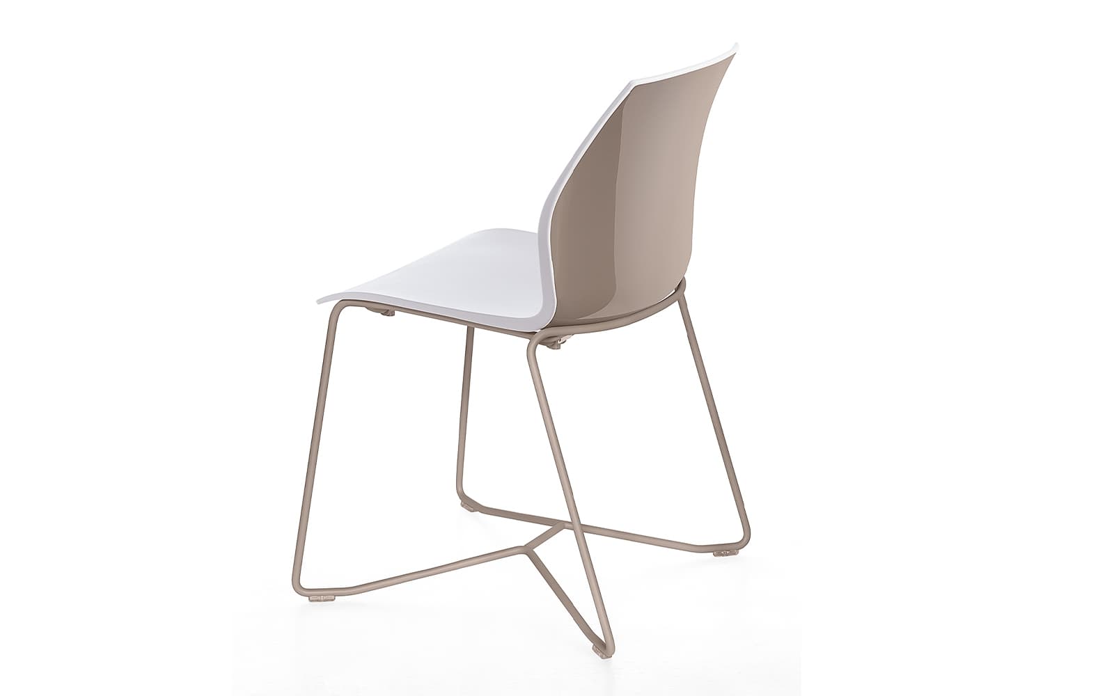 Scaun Kalea – cadru crossed sled