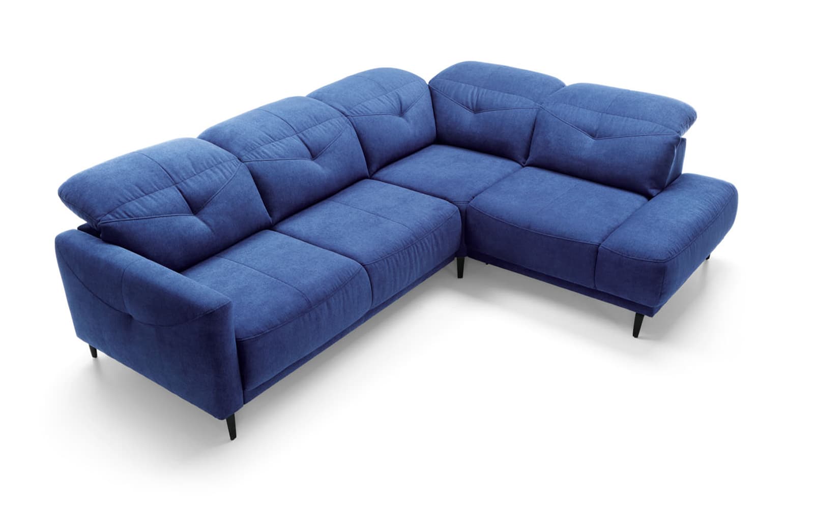 Colțar extensibil SANDRA, 265×82/104×210 cm din lemn masiv