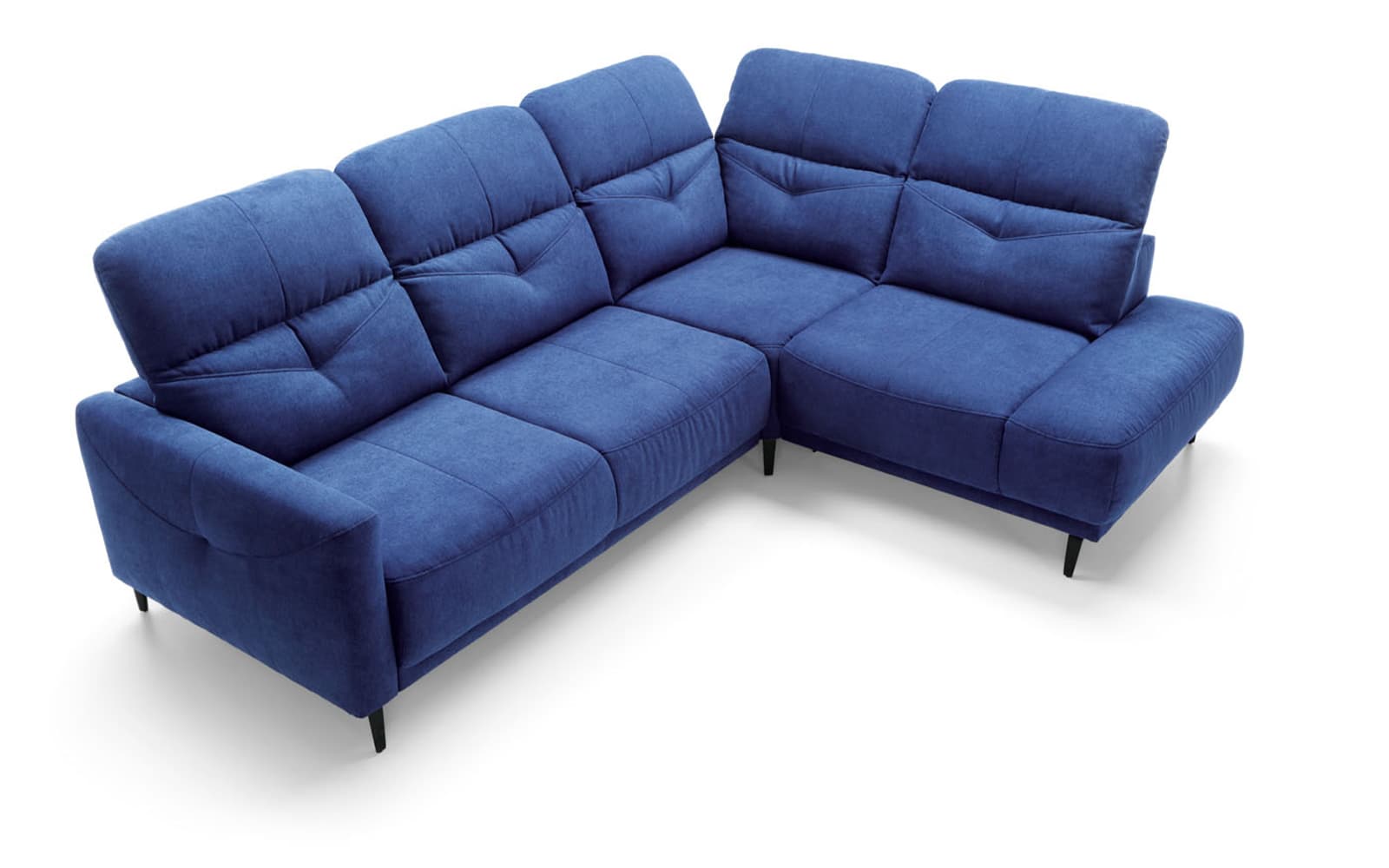 Colțar extensibil SANDRA, 265×82/104×210 cm din lemn masiv