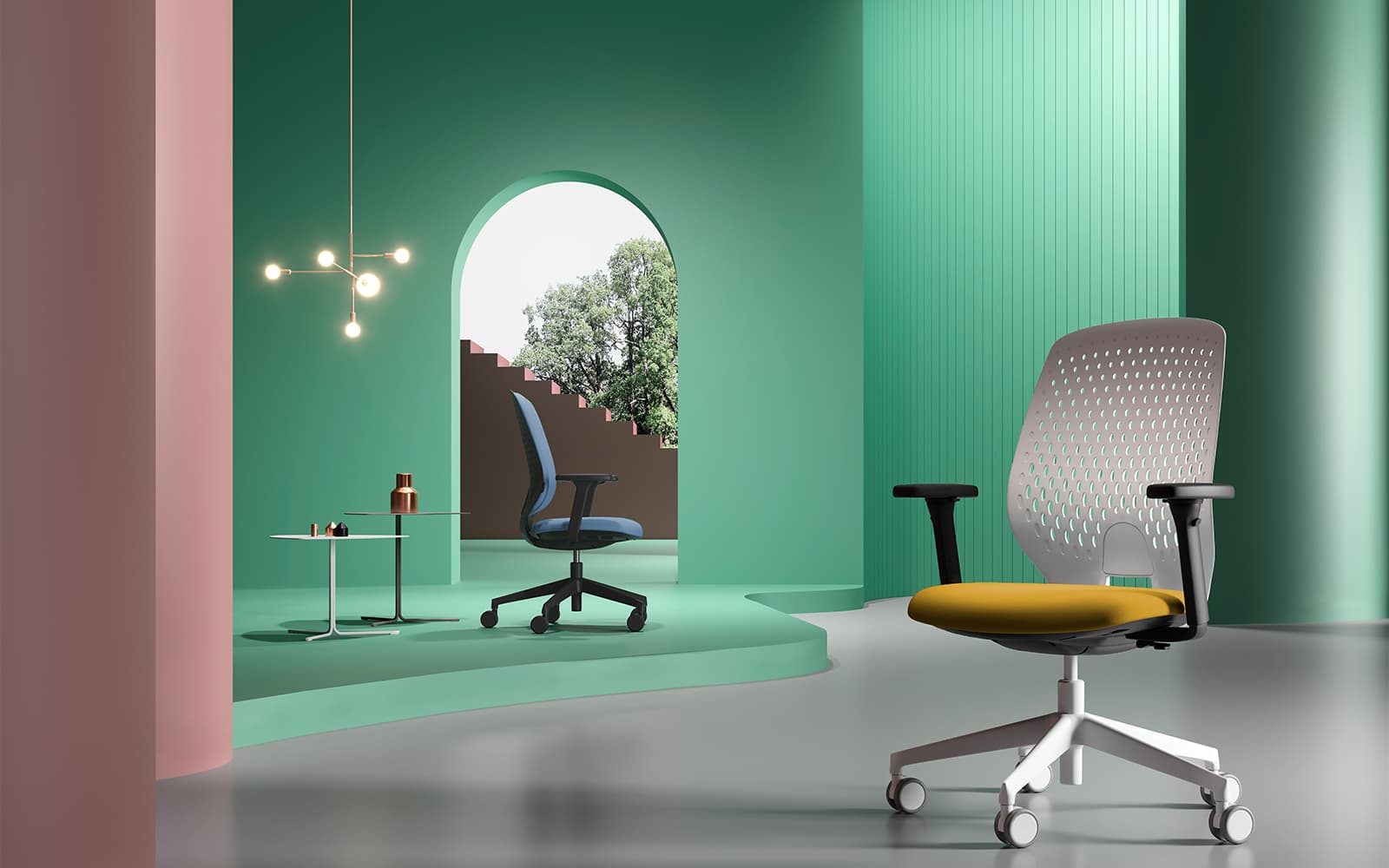 Key Smart – Scaun de birou ergonomic din lemn masiv