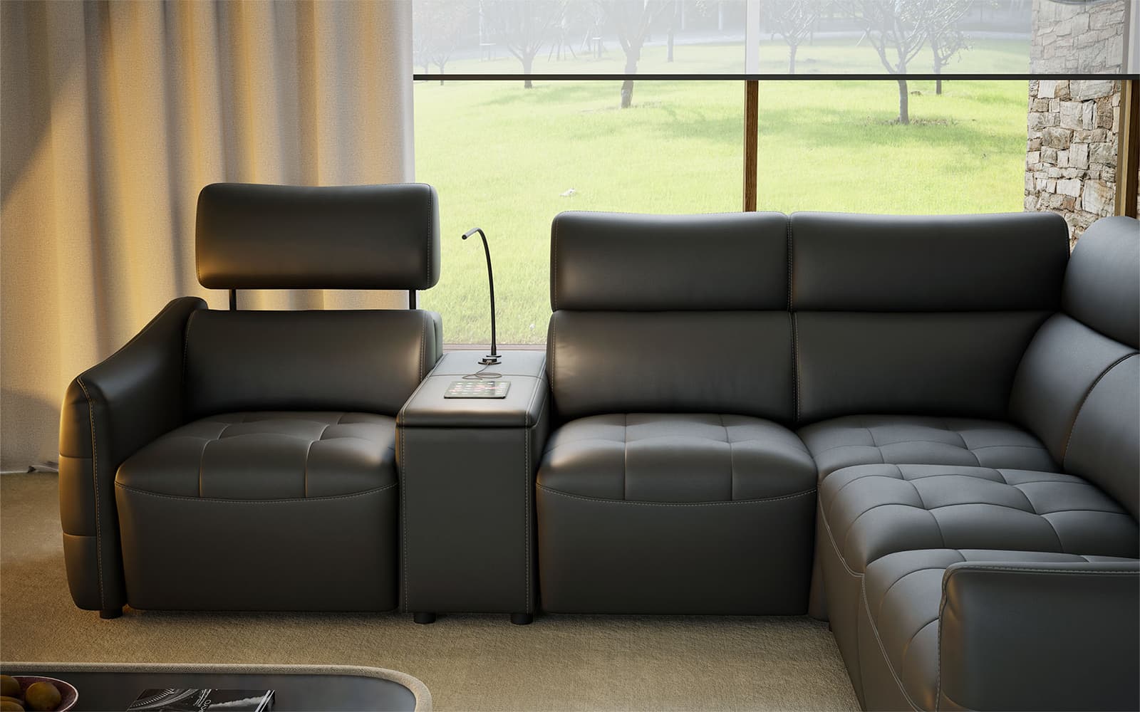 Coltar Davos, 262×100×287 cm