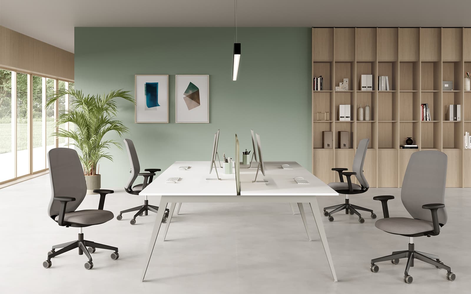 Key Bold – Scaun operativ ergonomic din lemn masiv