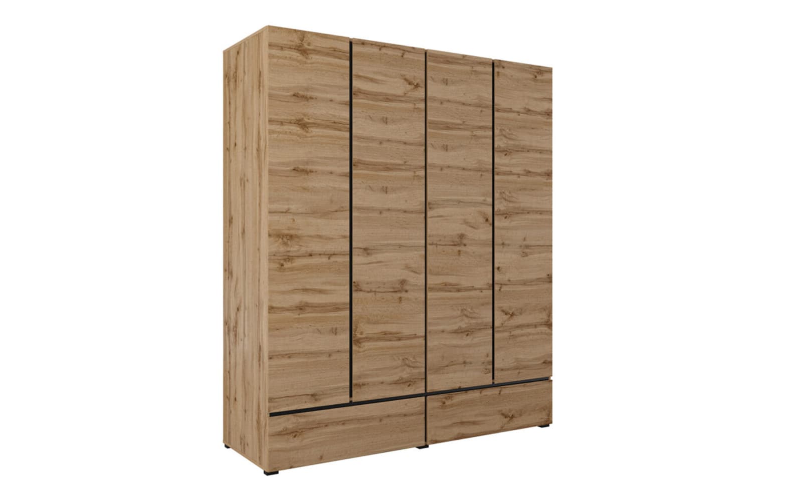 Dulap Orion, 180×210×60 cm din lemn masiv
