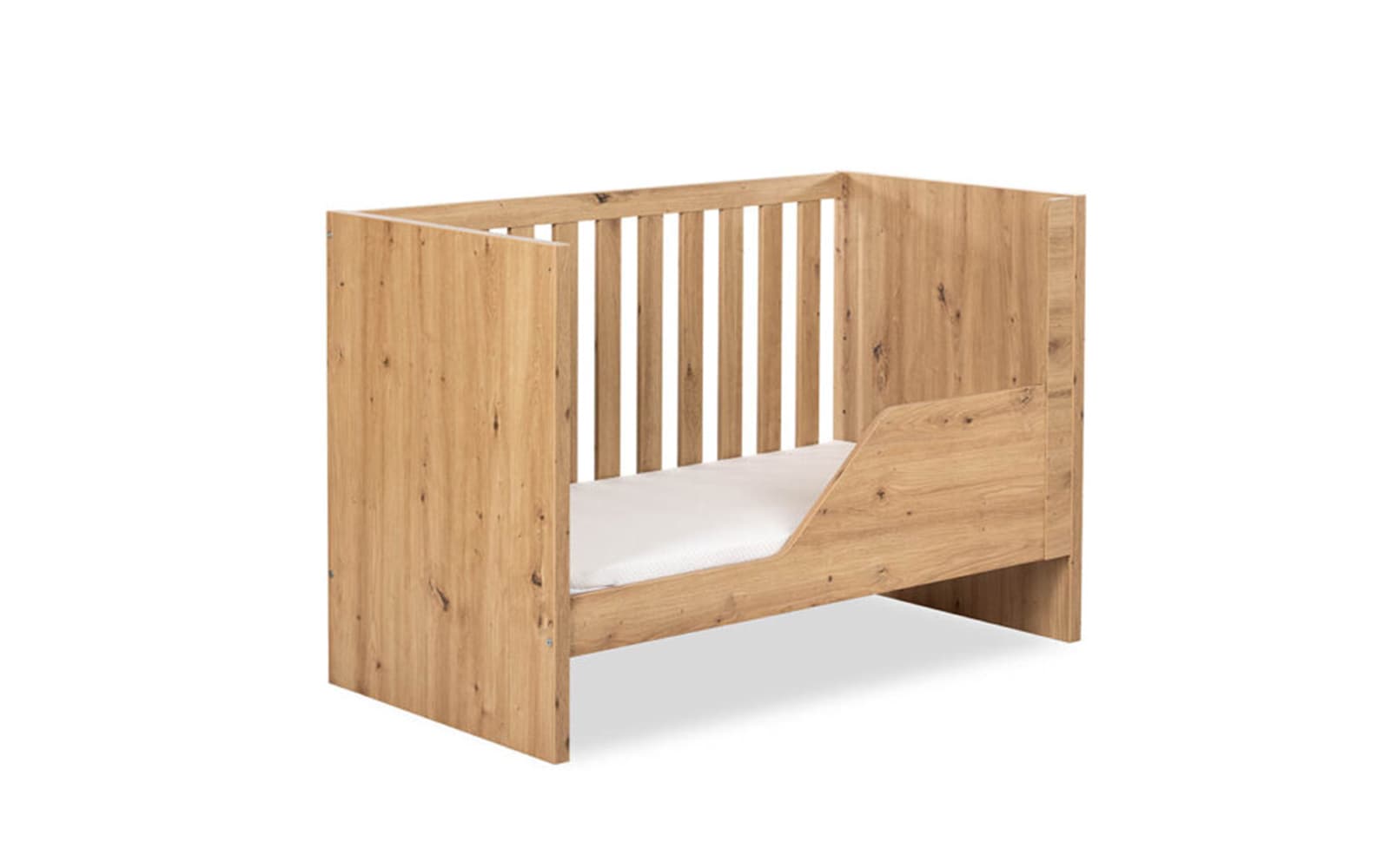 Pătuț pentru bebeluși Amelie, 120×60cm, cu bară de protecție