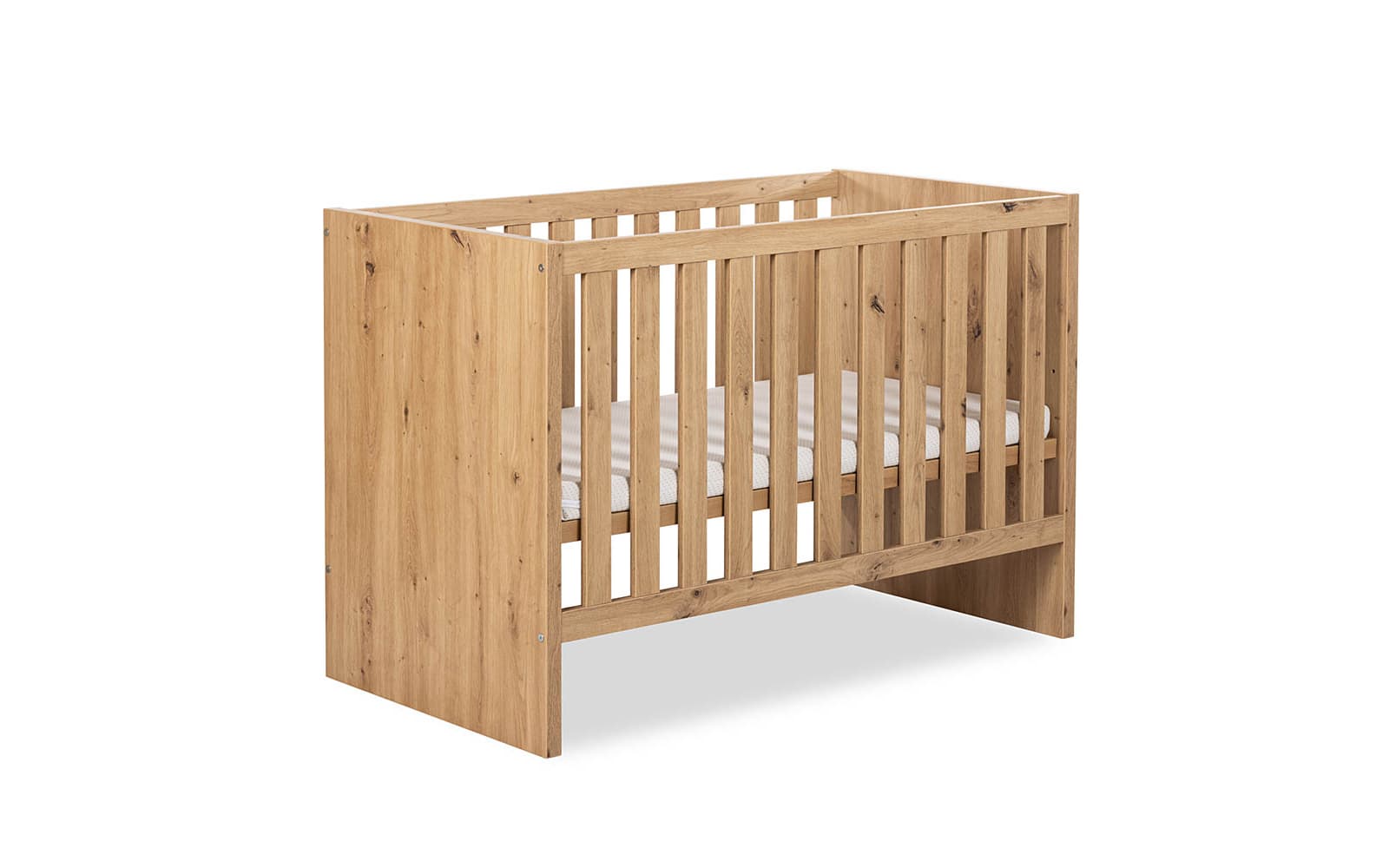 Pătuț pentru bebeluși Amelie, 120×60cm, cu bară de protecție