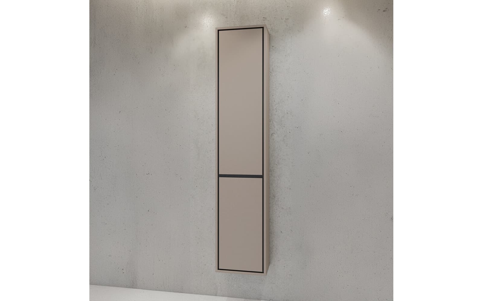 Dulap baie Irvella de perete, 172×72×30 cm