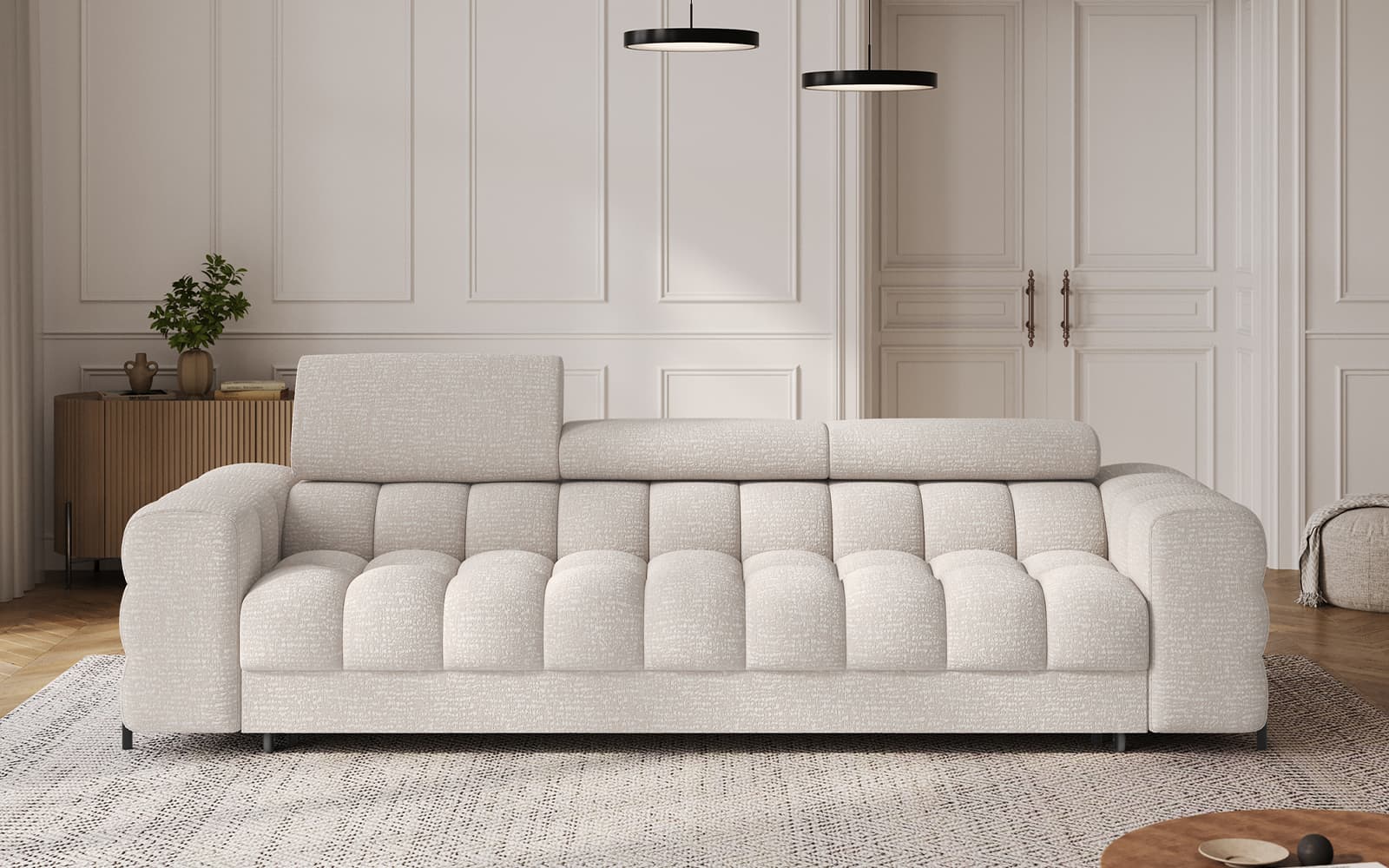 Canapea extensibilă Festello, 260×100×96 cm, Personalizabila