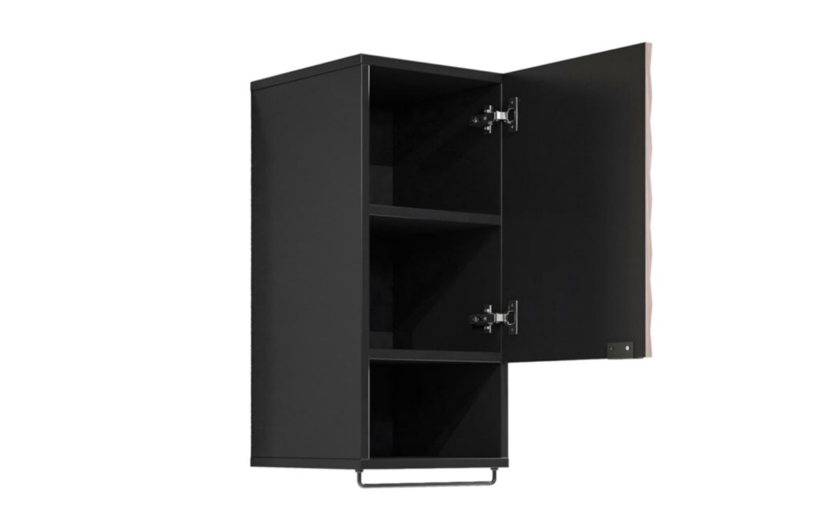 Dulap baie Enzaro, 81×33×35 cm din lemn masiv