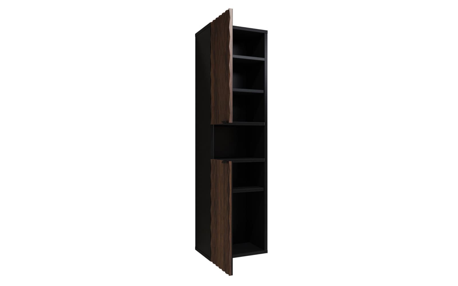Dulap baie Enzaro, 133×33×35 cm din lemn masiv