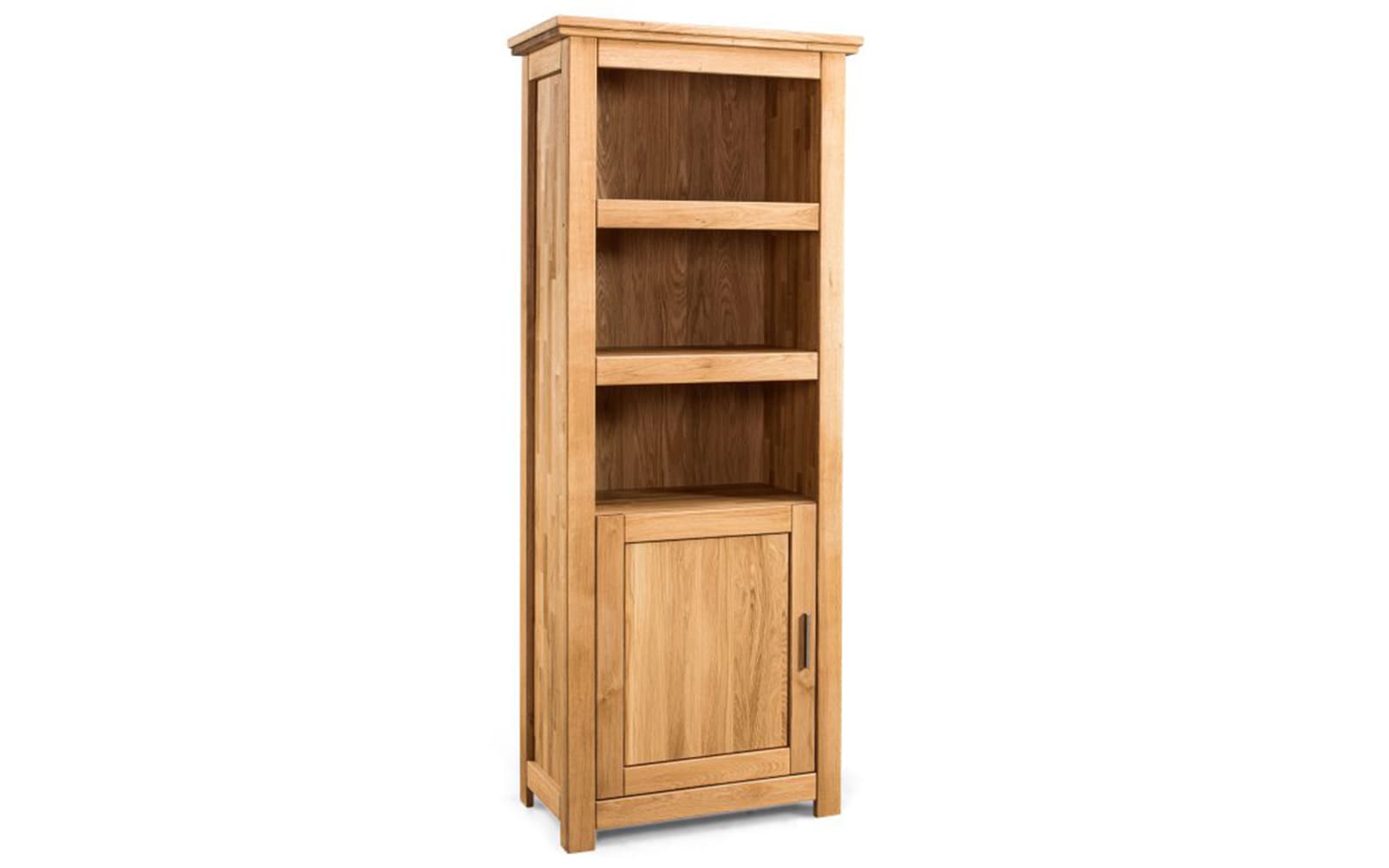 Bibliotecă Lucca, Lemn Masiv, 81×207×48 cm