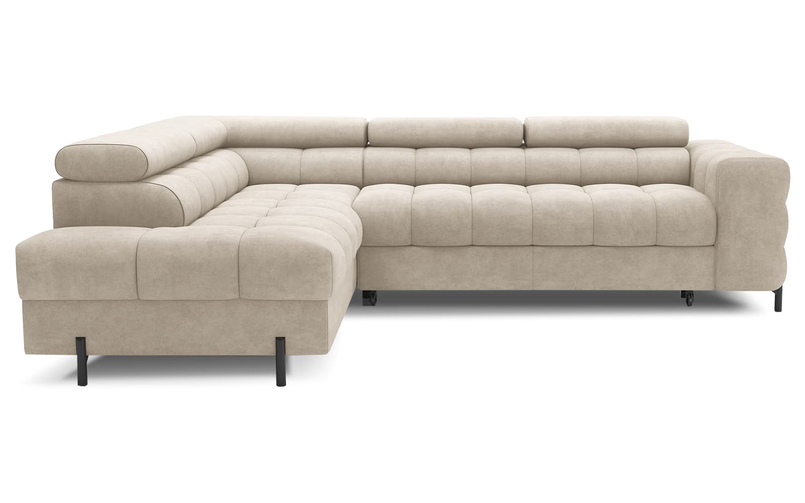 Colțar Ferry, Extensibil, 276x72x200, Material Aura 18 din lemn masiv