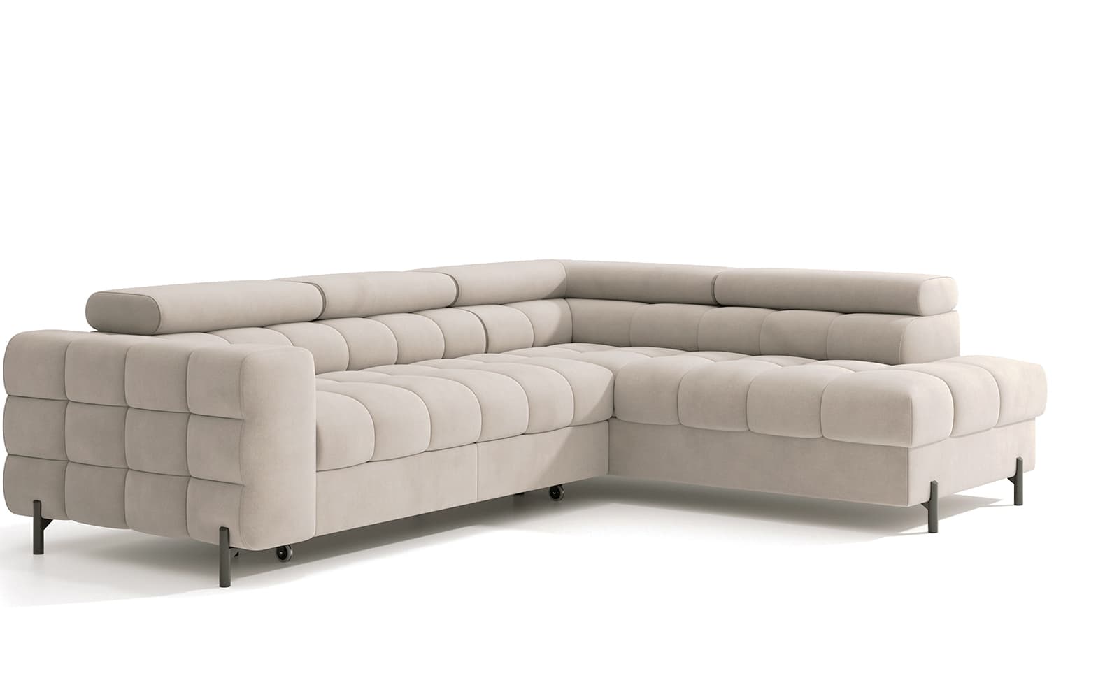 Colțar Ferry, Extensibil, 276x72x200, Material Paros 02 din lemn masiv