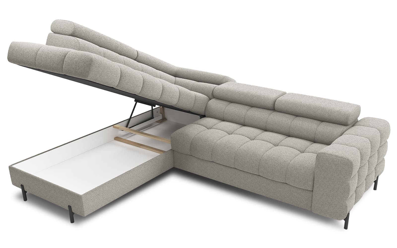Colțar Ferry, Extensibil, 276x72x200, Material Royal 20