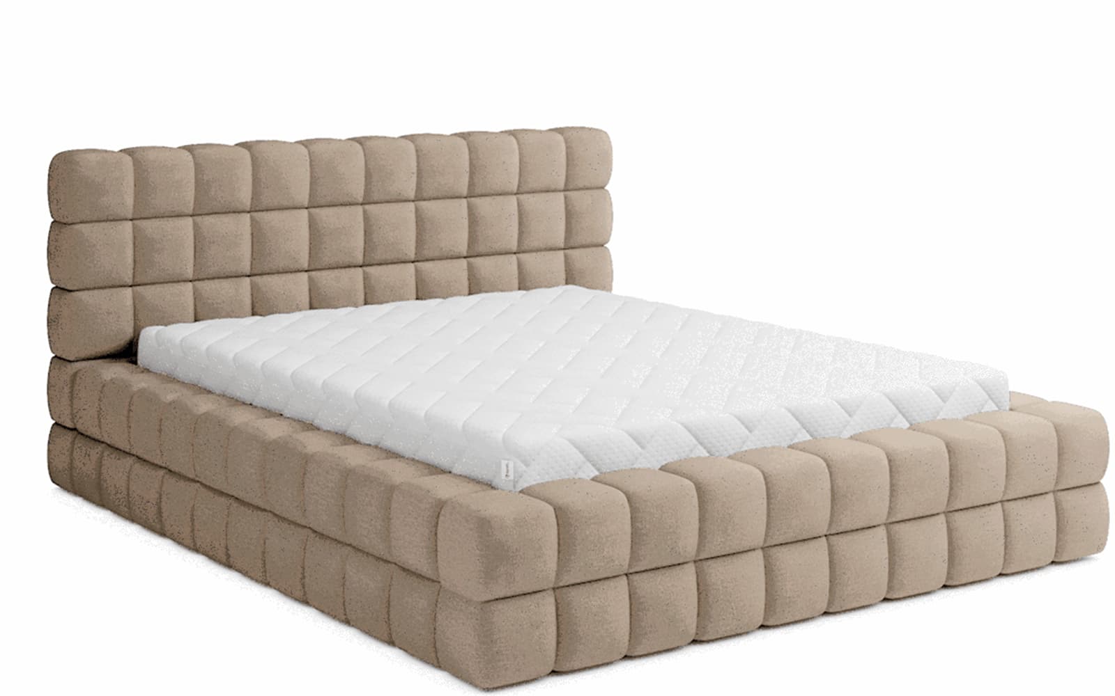Pat Tetrix 180x200, Material Amore 18,  Mobarta din lemn masiv