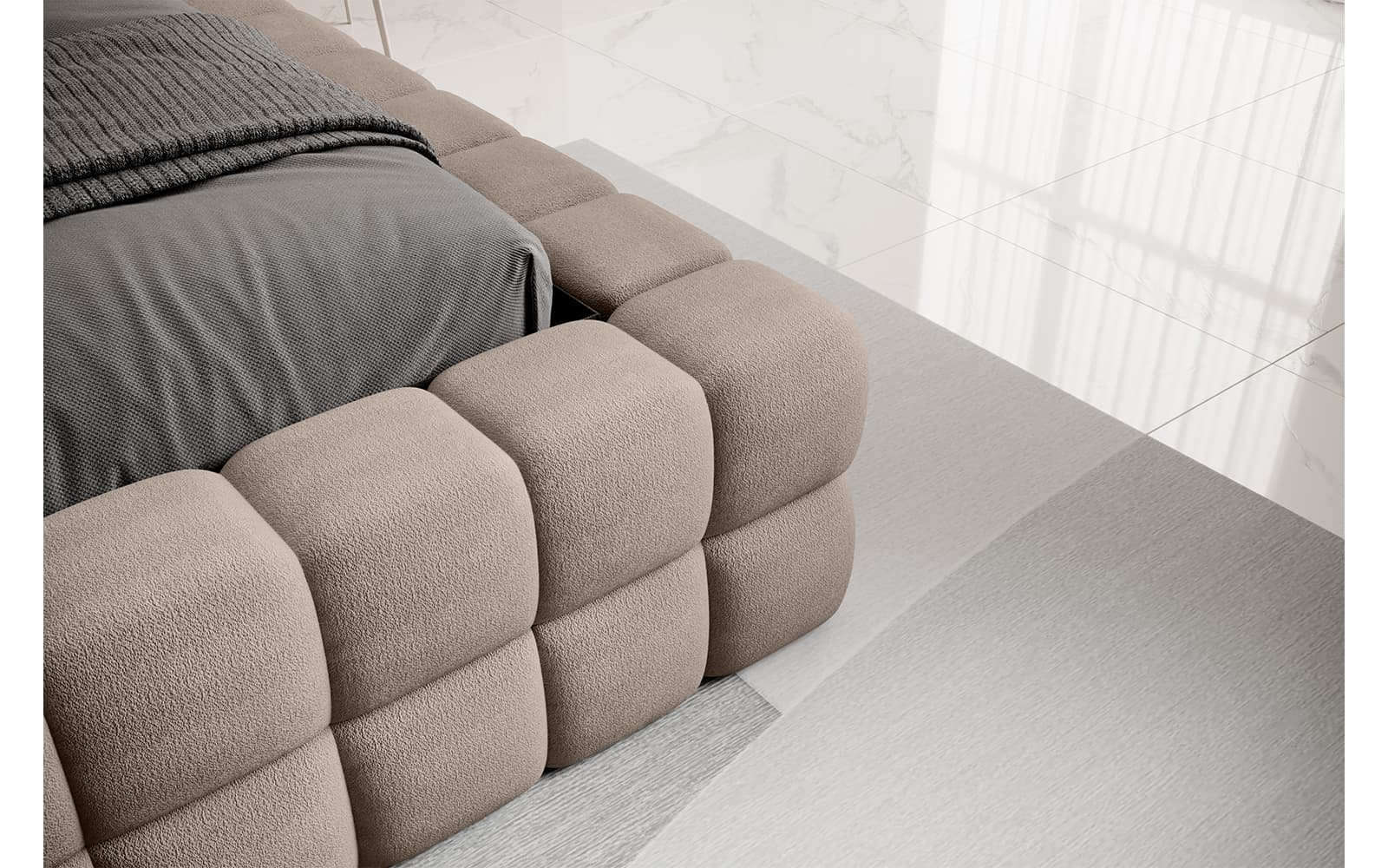 Pat Tetrix 180x200, Material Amore 20,  Mobarta din lemn masiv