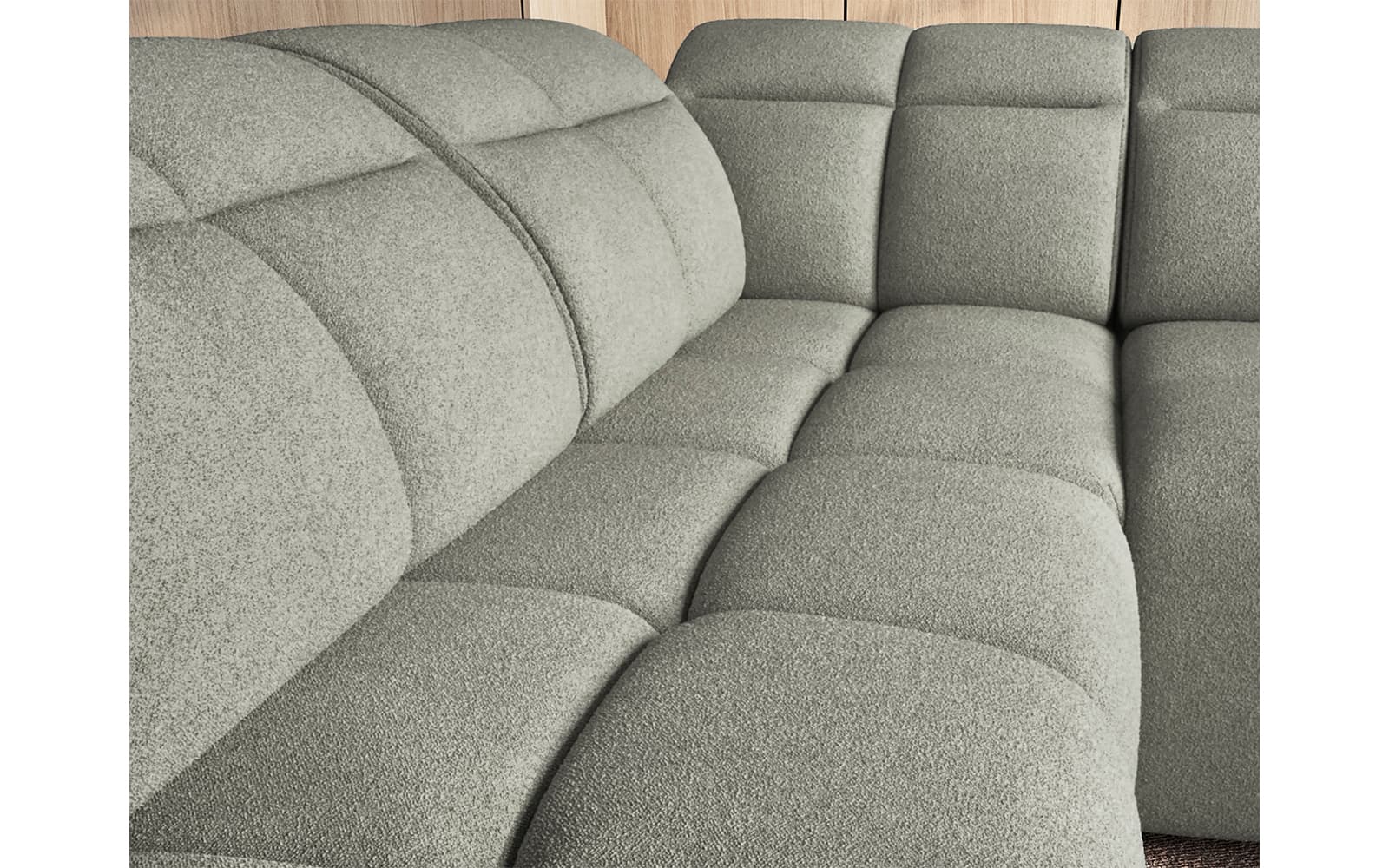Colțar Falconn, extensibil, 258×208×107 cm, Personalizabil din lemn masiv