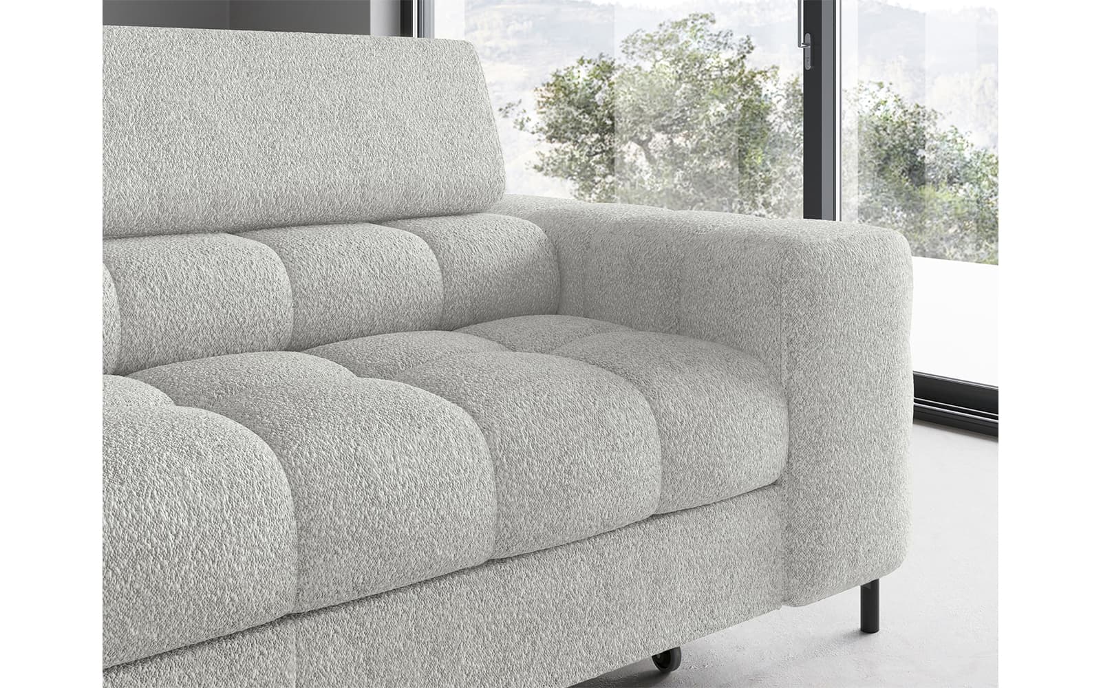 Colțar Ferry, Extensibil, 276x72x200, Material Royal 03