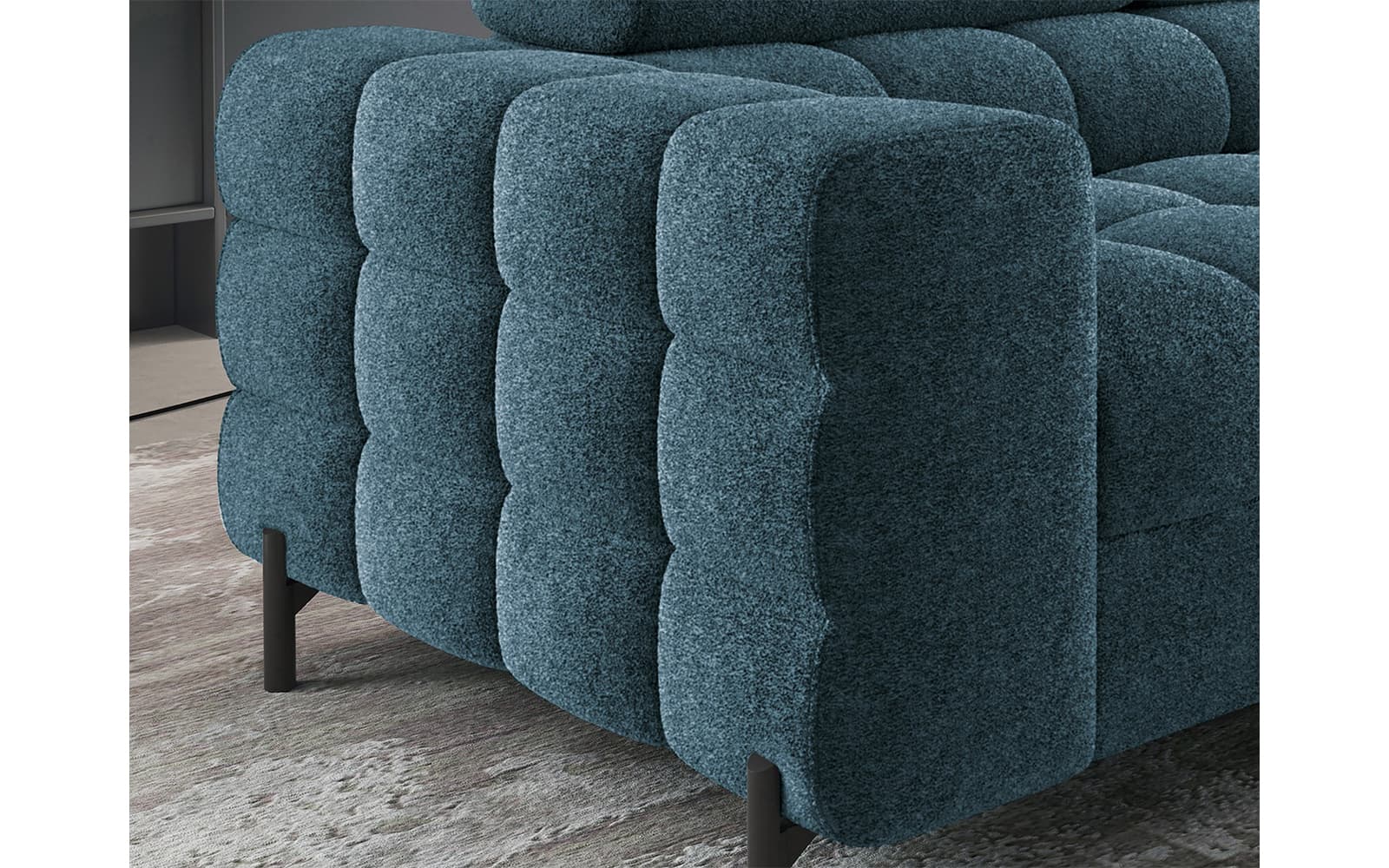 Colțar Ferry, Extensibil, 276x72x200, Material Amore 40 din lemn masiv
