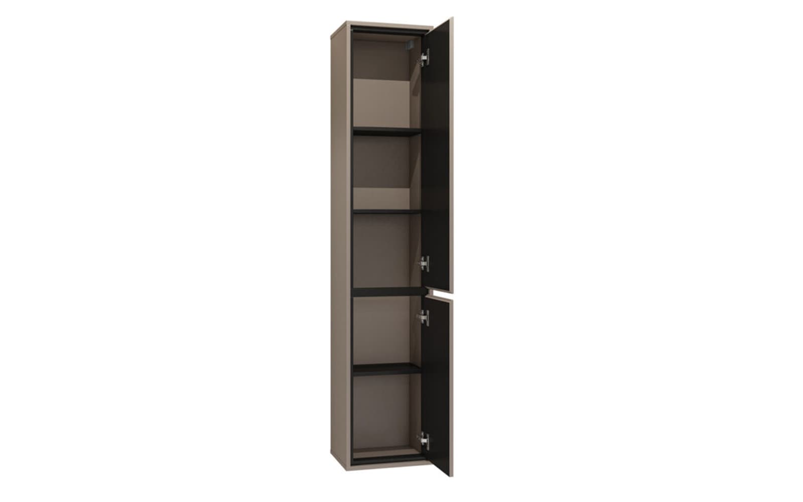 Dulap baie Irvella de perete, 172×72×30 cm din lemn masiv