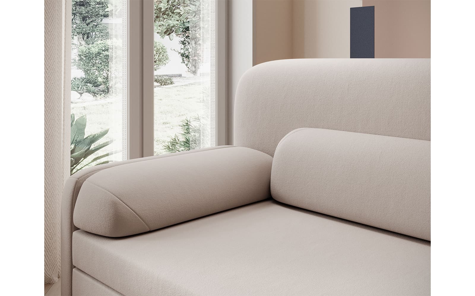 Canapea extensibilă Elioss, 236×89×87 cm, Personalizabila din lemn masiv