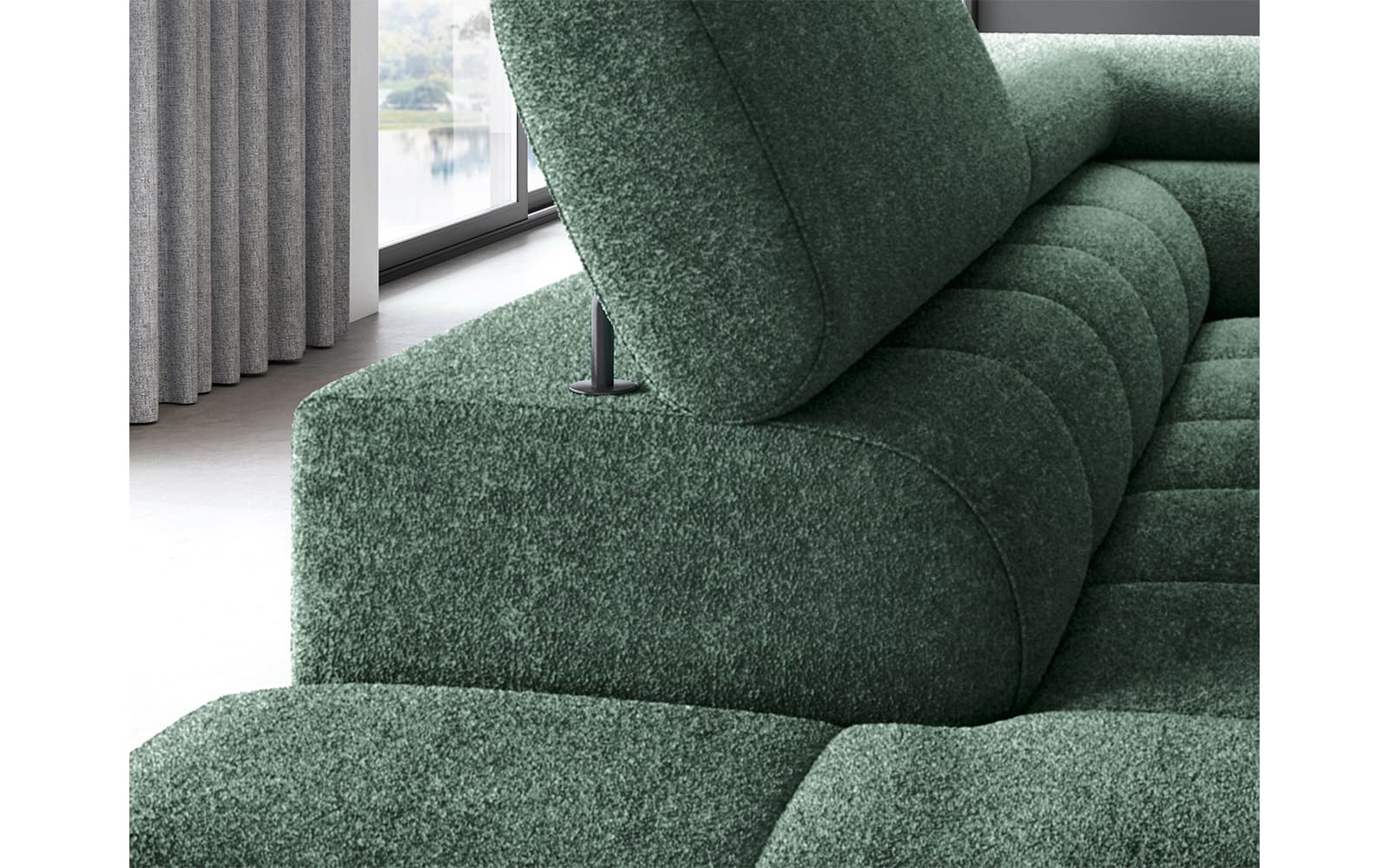 Colțar Ferry, Extensibil, 276x72x200, Material Amore 35 din lemn masiv
