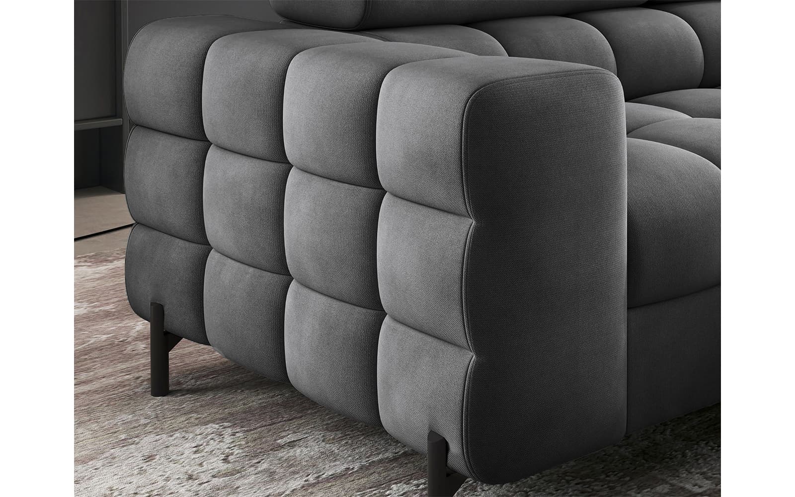 Colțar Ferry, Extensibil, 276x72x200, Material Paros 06