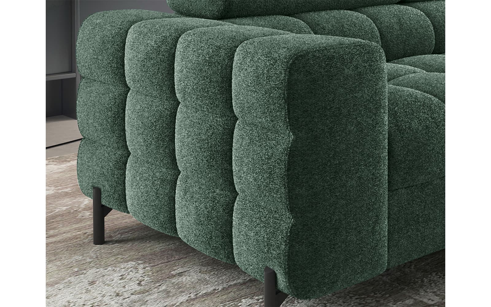 Colțar Ferry, Extensibil, 276x72x200, Material Amore 35 din lemn masiv