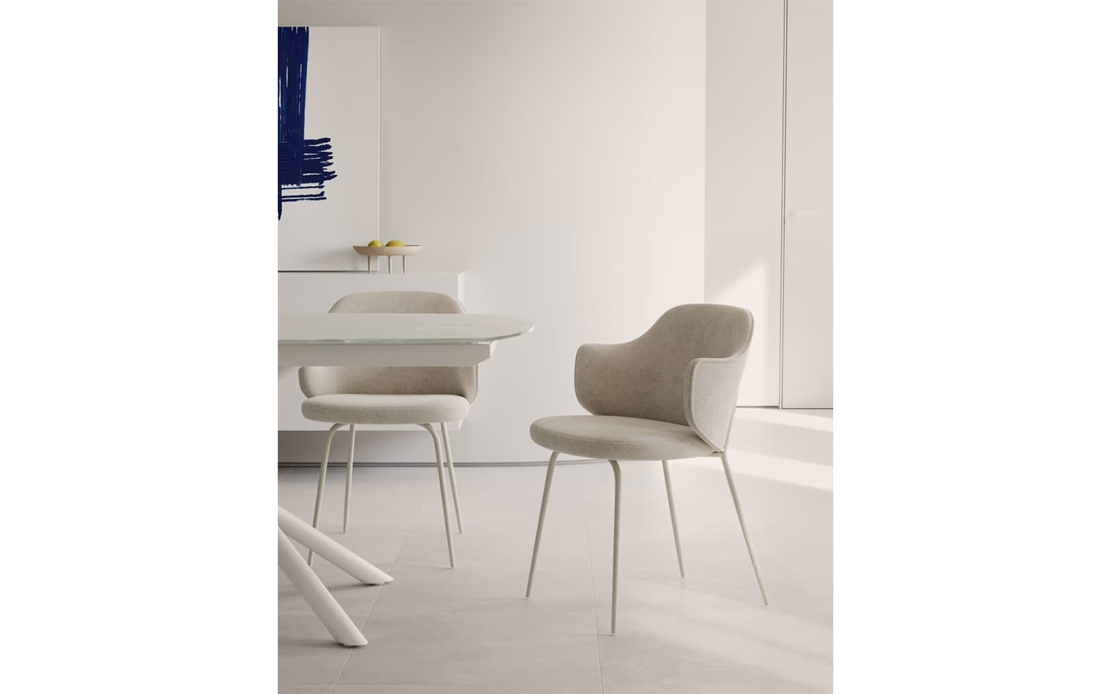 Scaun dining Yunia, 81×56×56 cm