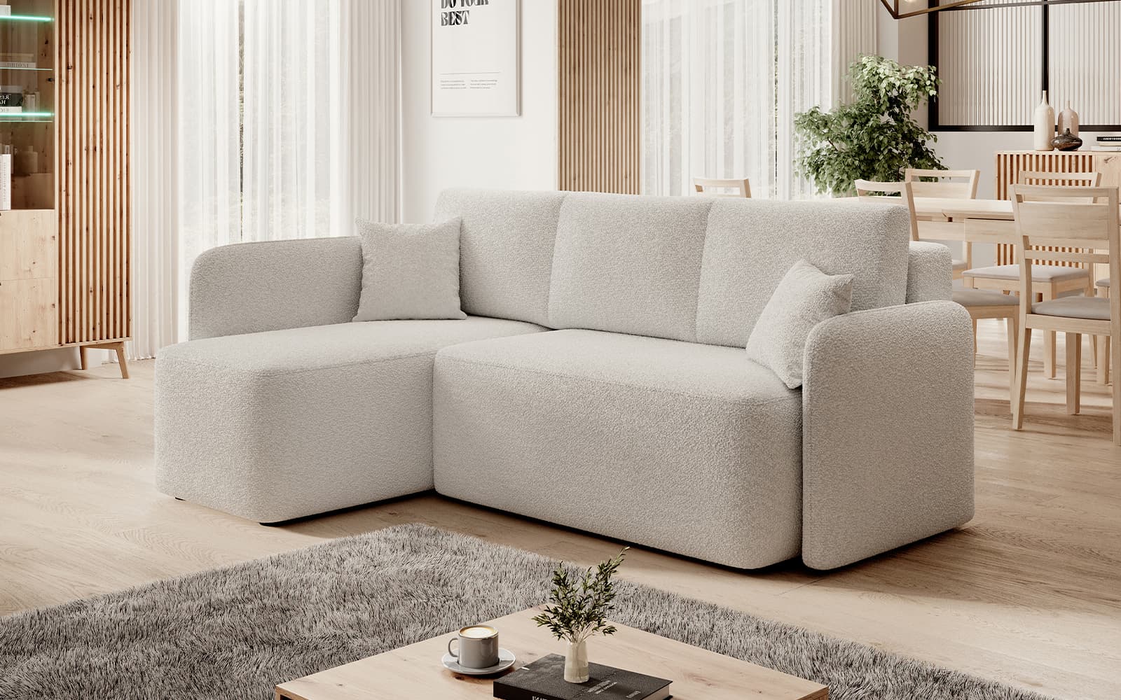 Colțar Hadson, Material Royal 01, Mobarta din lemn masiv