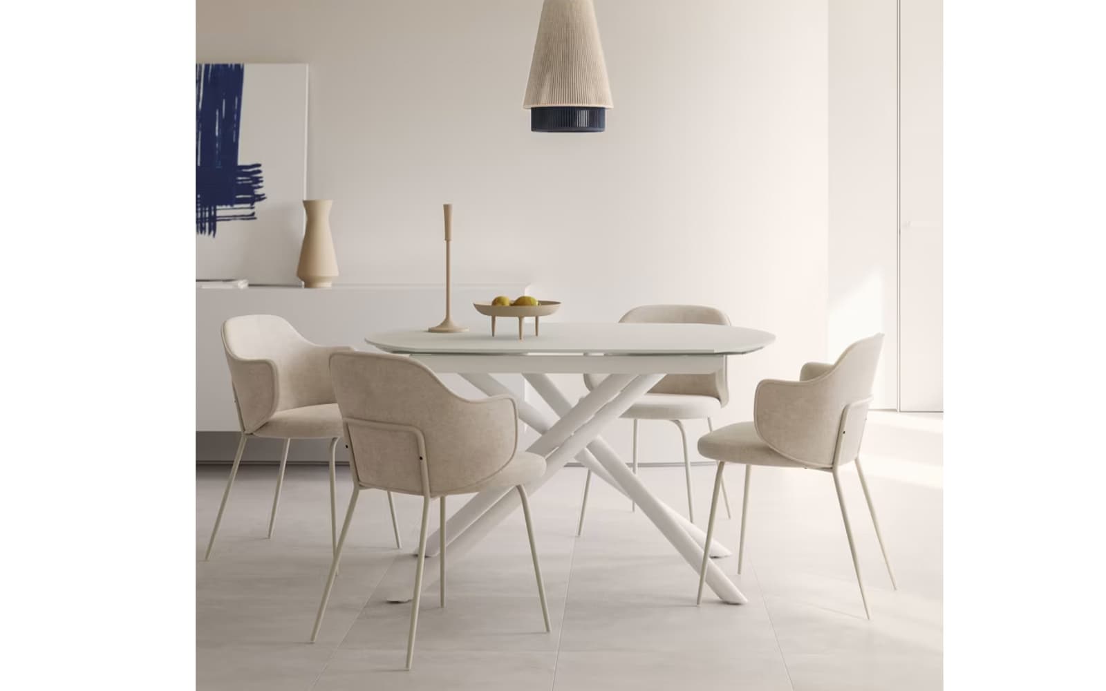Scaun dining Yunia, 81×56×56 cm