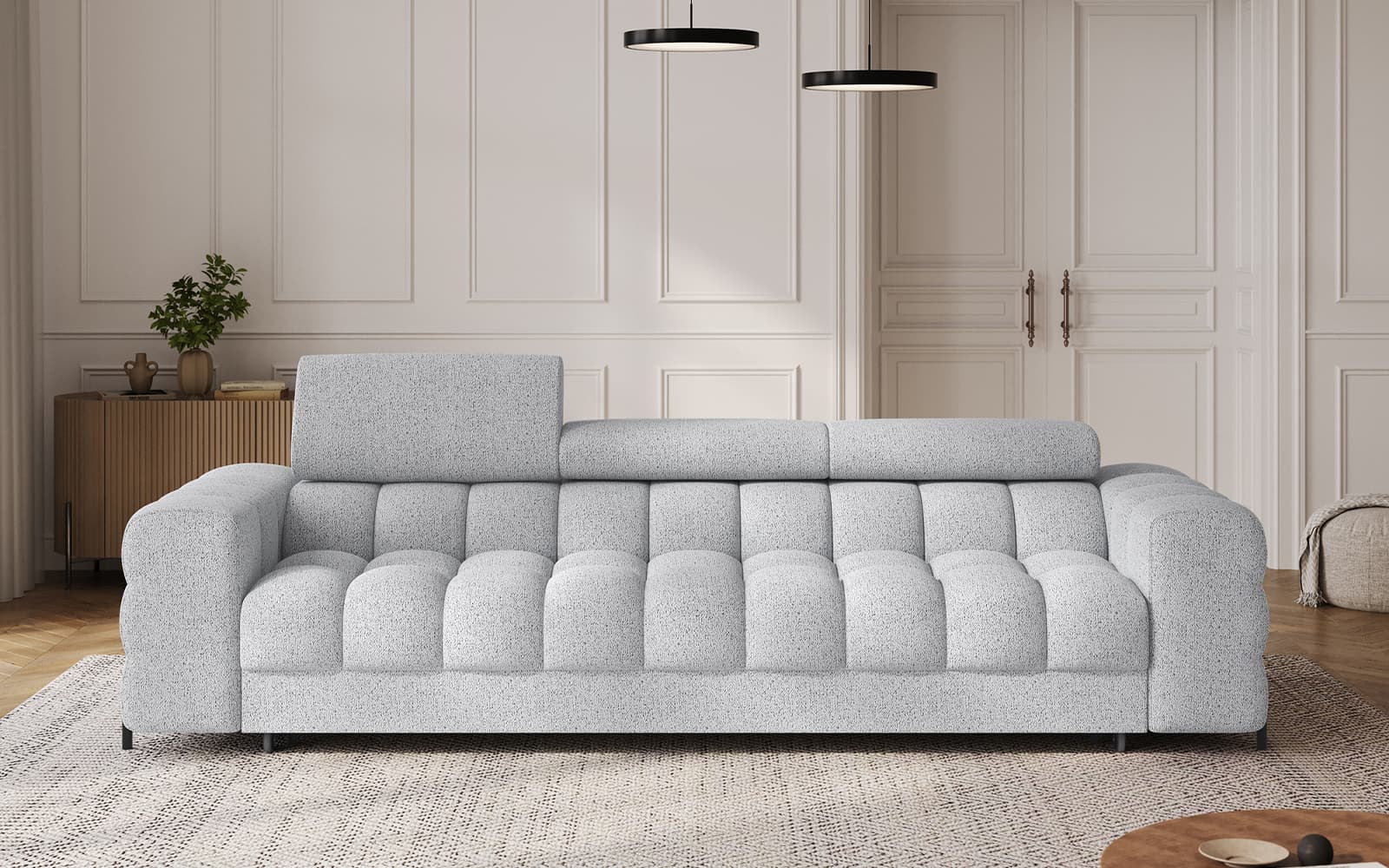 Canapea extensibilă Festello, 260×100×96 cm, Personalizabila