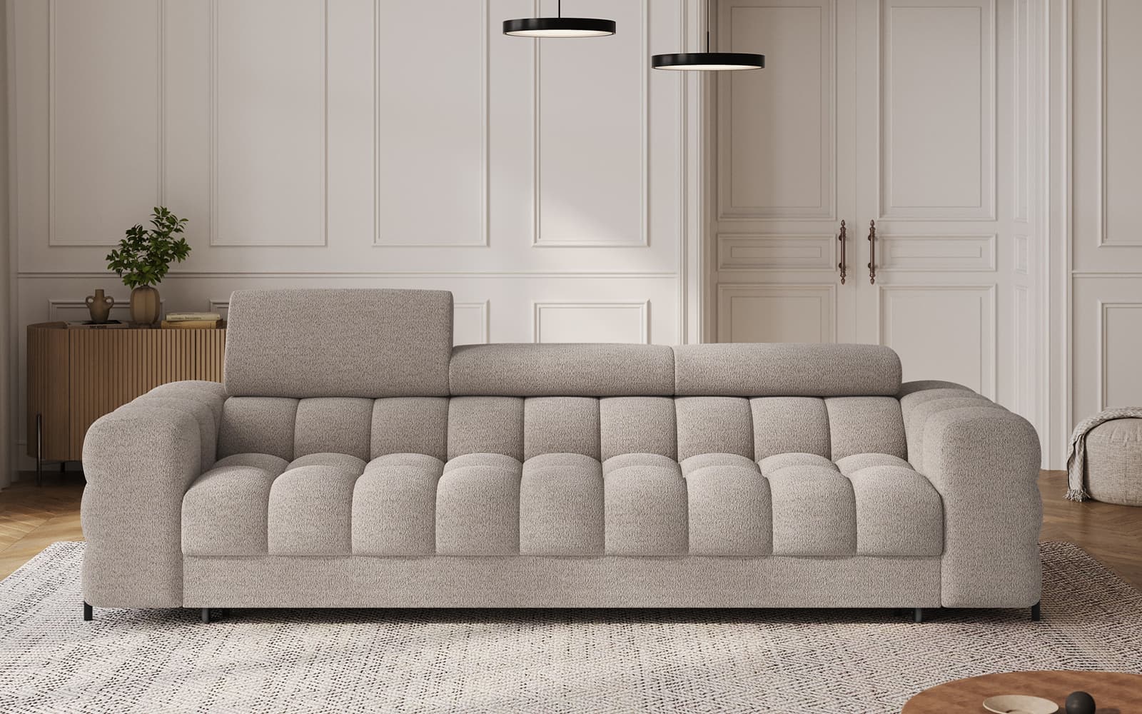 Canapea extensibilă Festello, 260×100×96 cm, Personalizabila