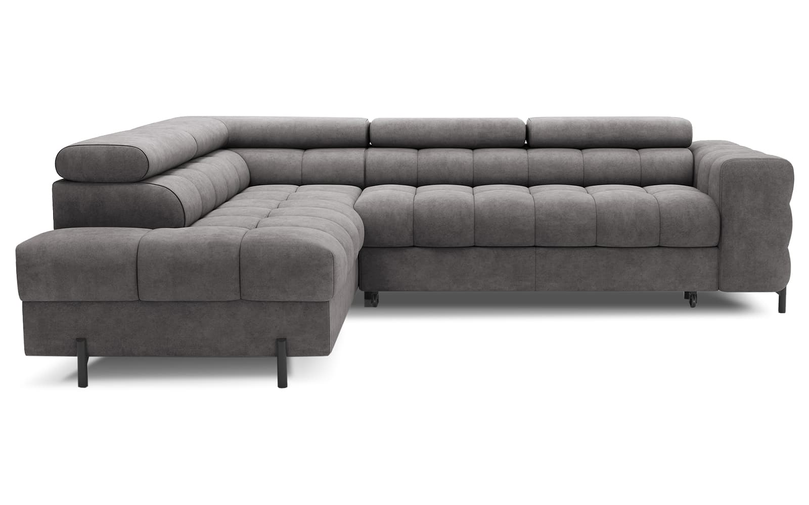 Colțar Ferry, Extensibil, 276x72x200, Material Aura 04, stanga din lemn masiv