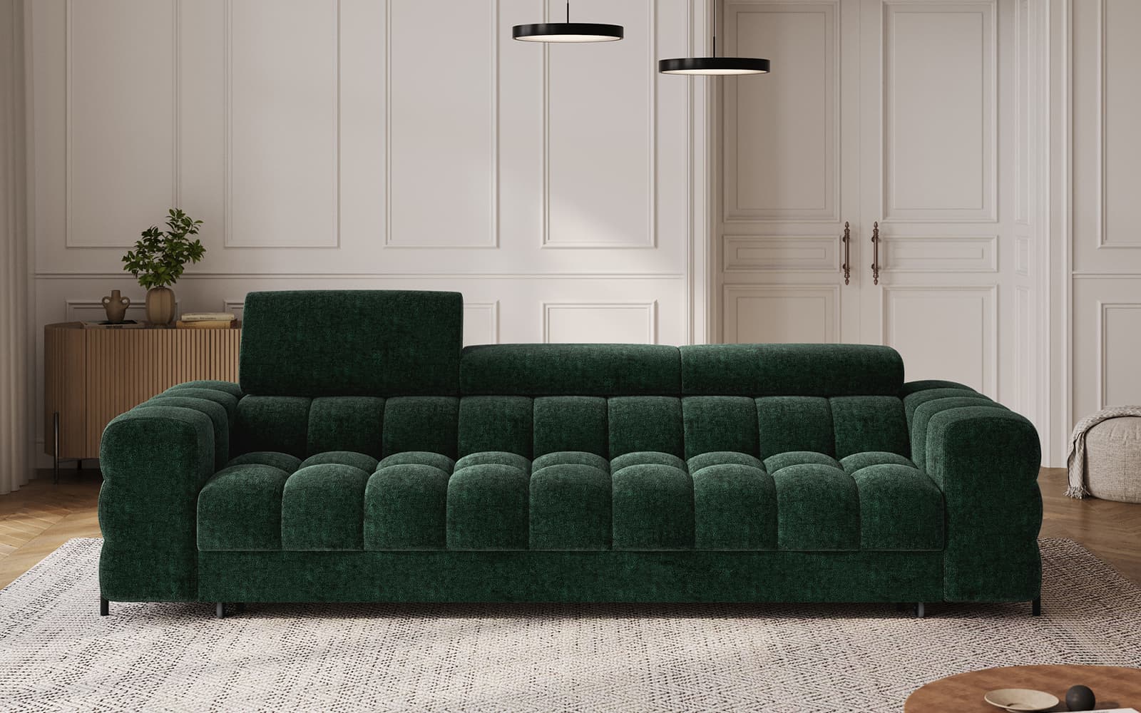 Canapea extensibilă Festello, 260×100×96 cm, Personalizabila