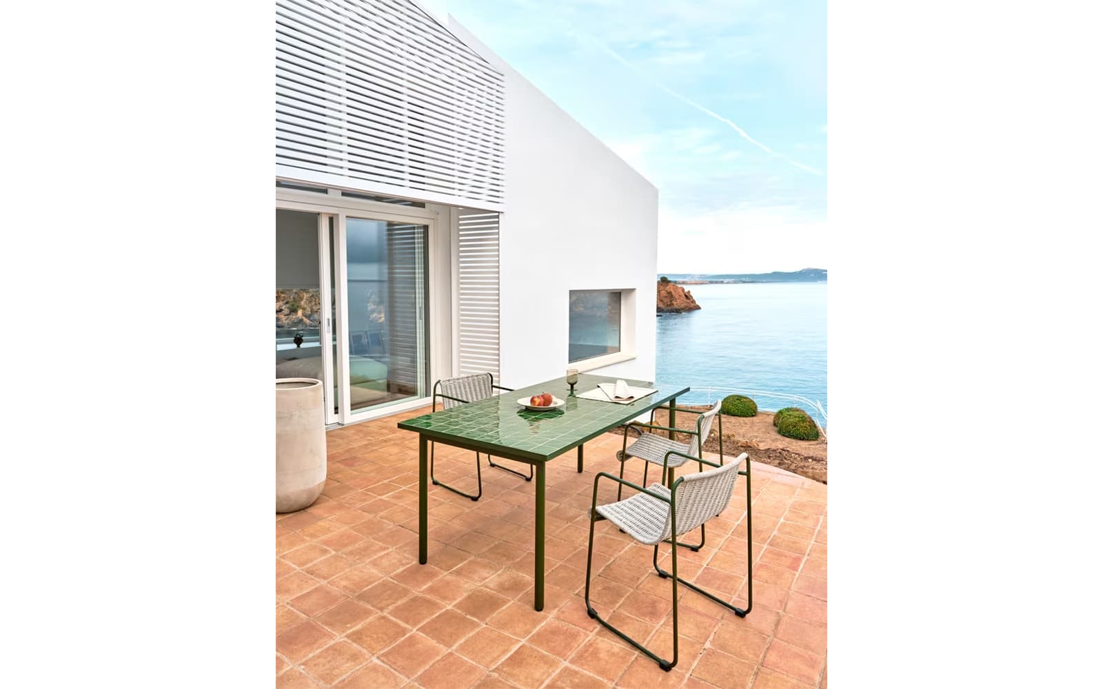 Scaun de exterior Maurina, 77×56×56 cm