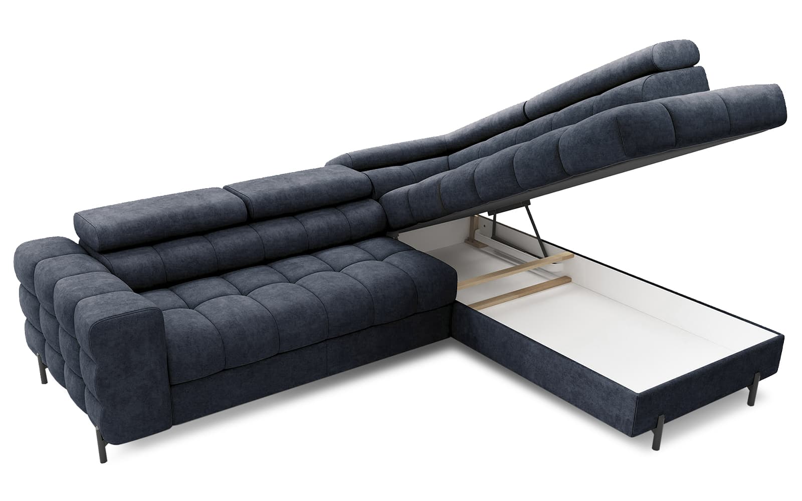 Colțar Ferry, Extensibil, 276x72x200, Material Aura 40