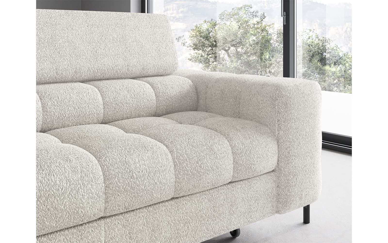 Colțar Ferry, Extensibil, 276x72x200, Material Royal 01